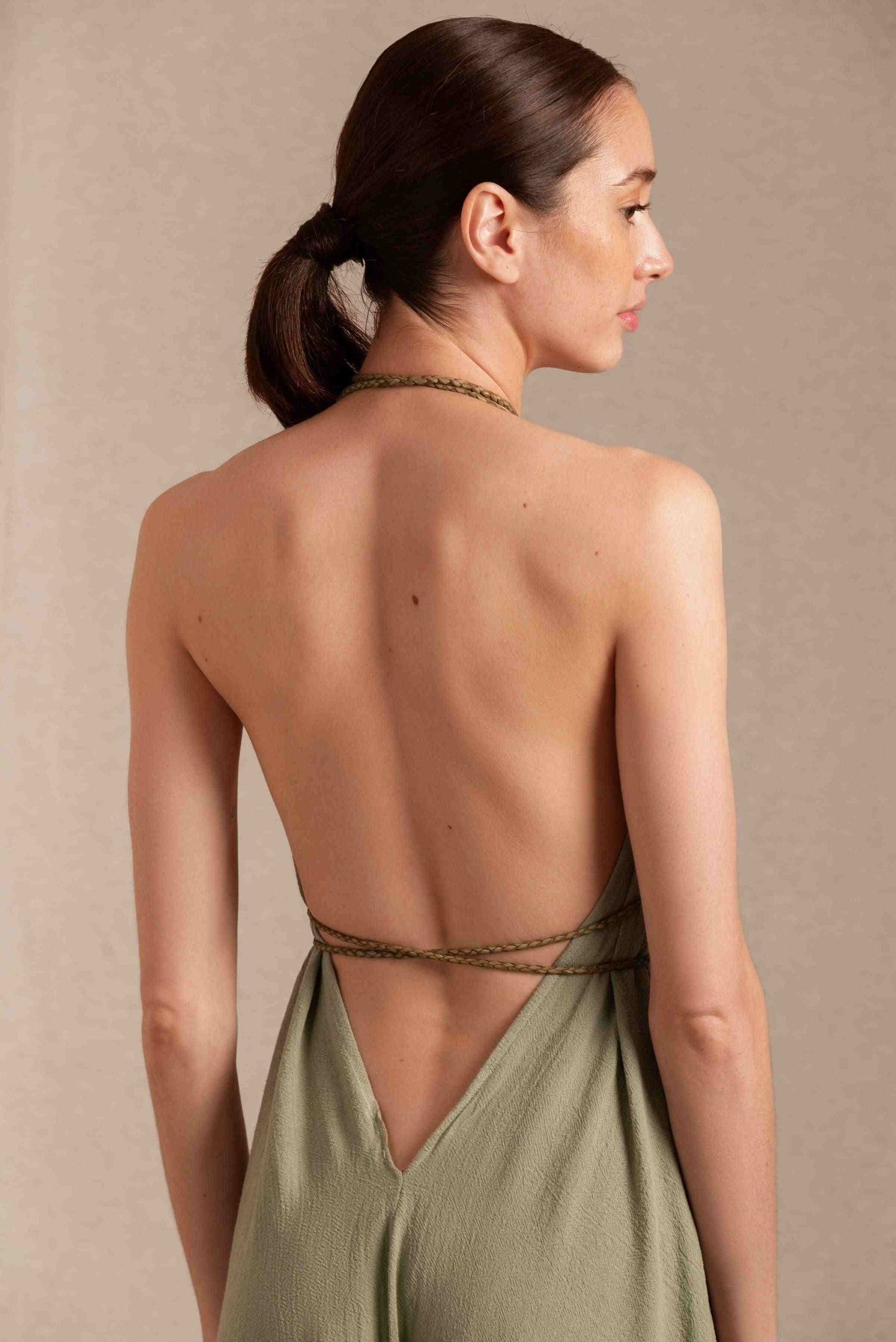 YATZIL DRESS - SAGE GREEN