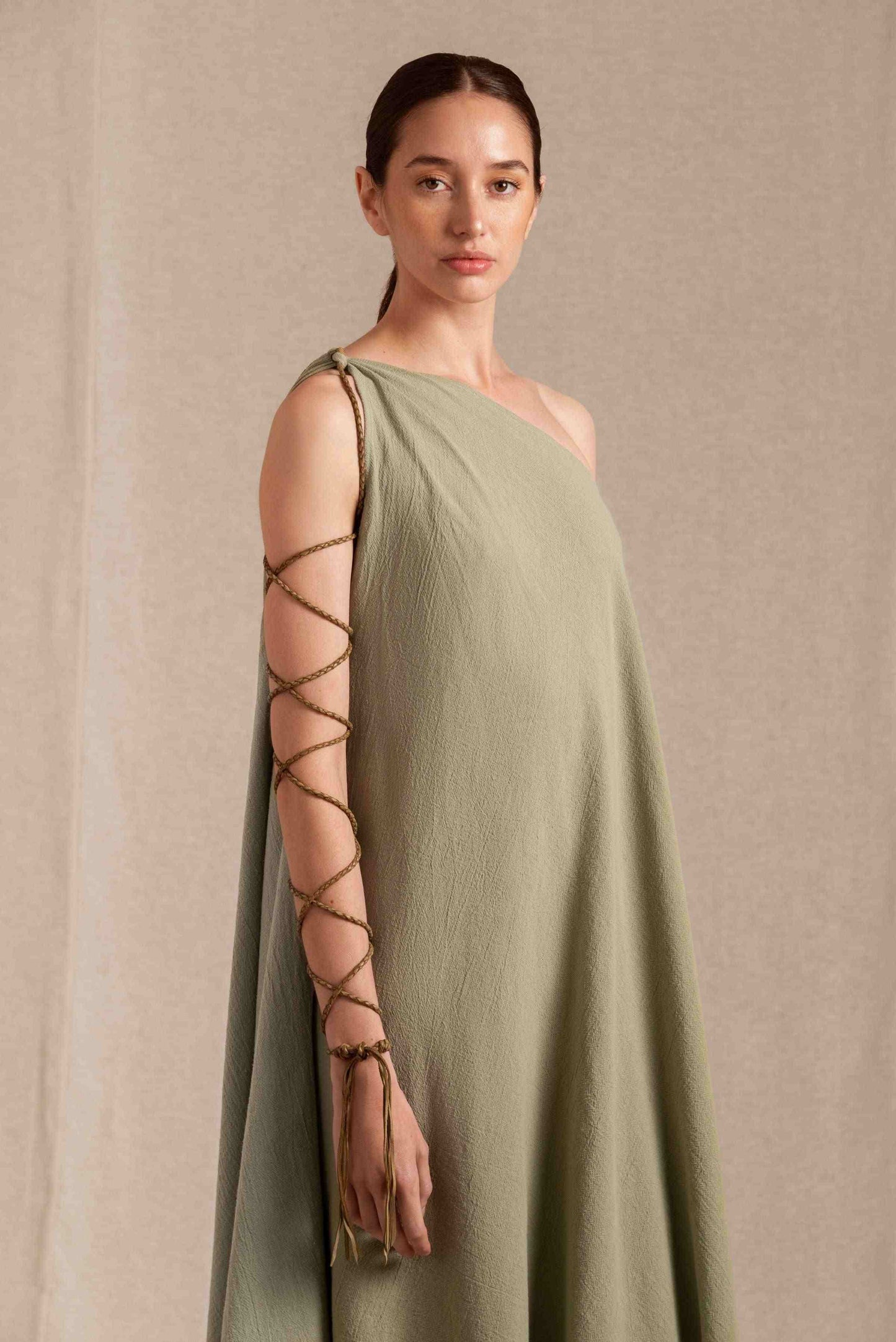 YATZIL DRESS - SAGE GREEN