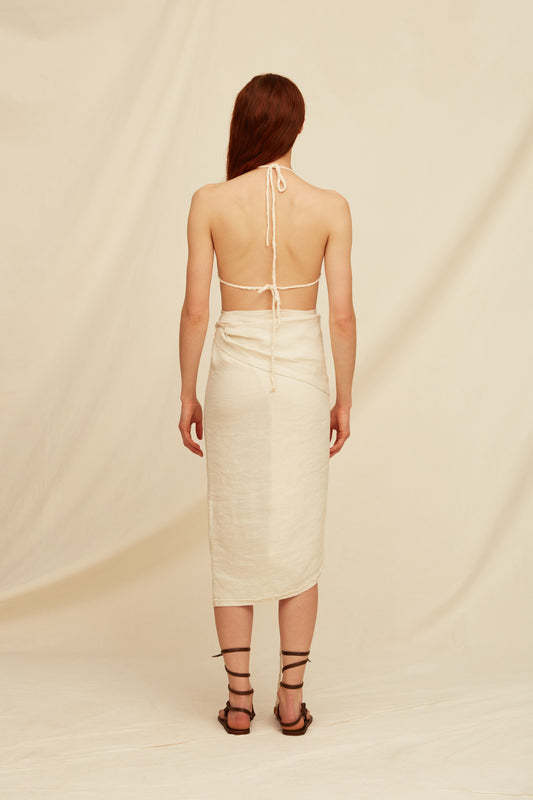 EVINCHUI SKIRT - BONE