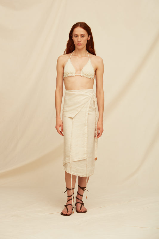 EVINCHUI SKIRT - BONE
