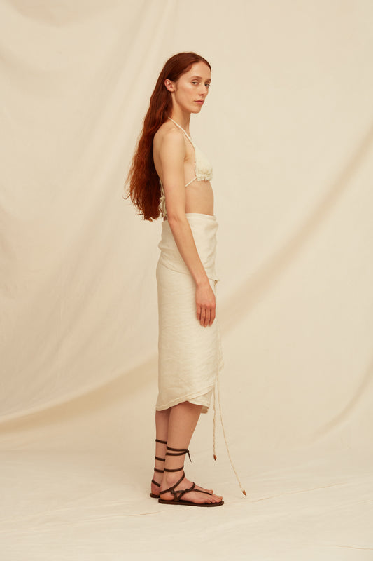 EVINCHUI SKIRT - BONE