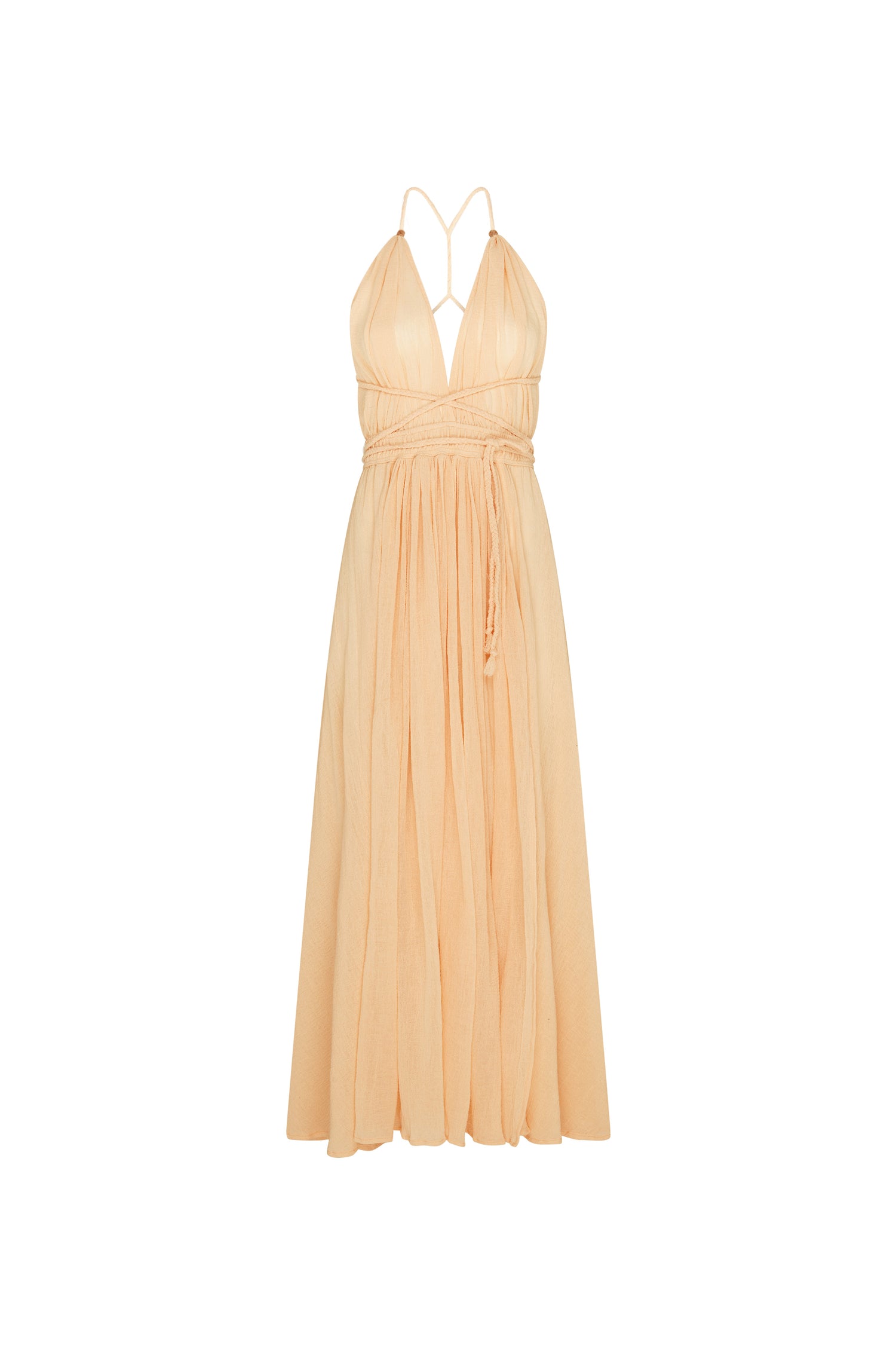 HERA GAUZE DRESS - SHELL PINK Product Image