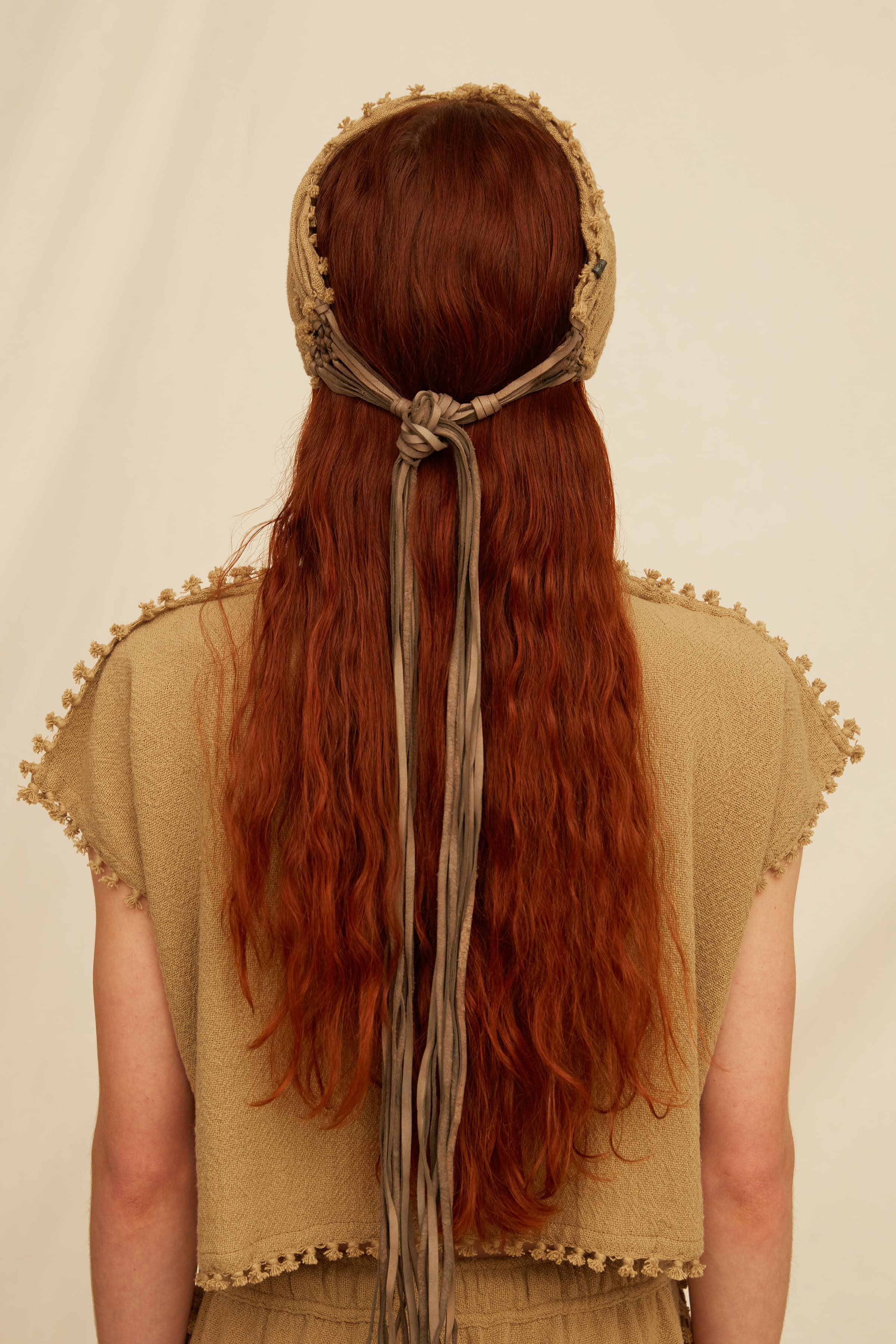 Ixcan Turban Cotton Jute - Sepia