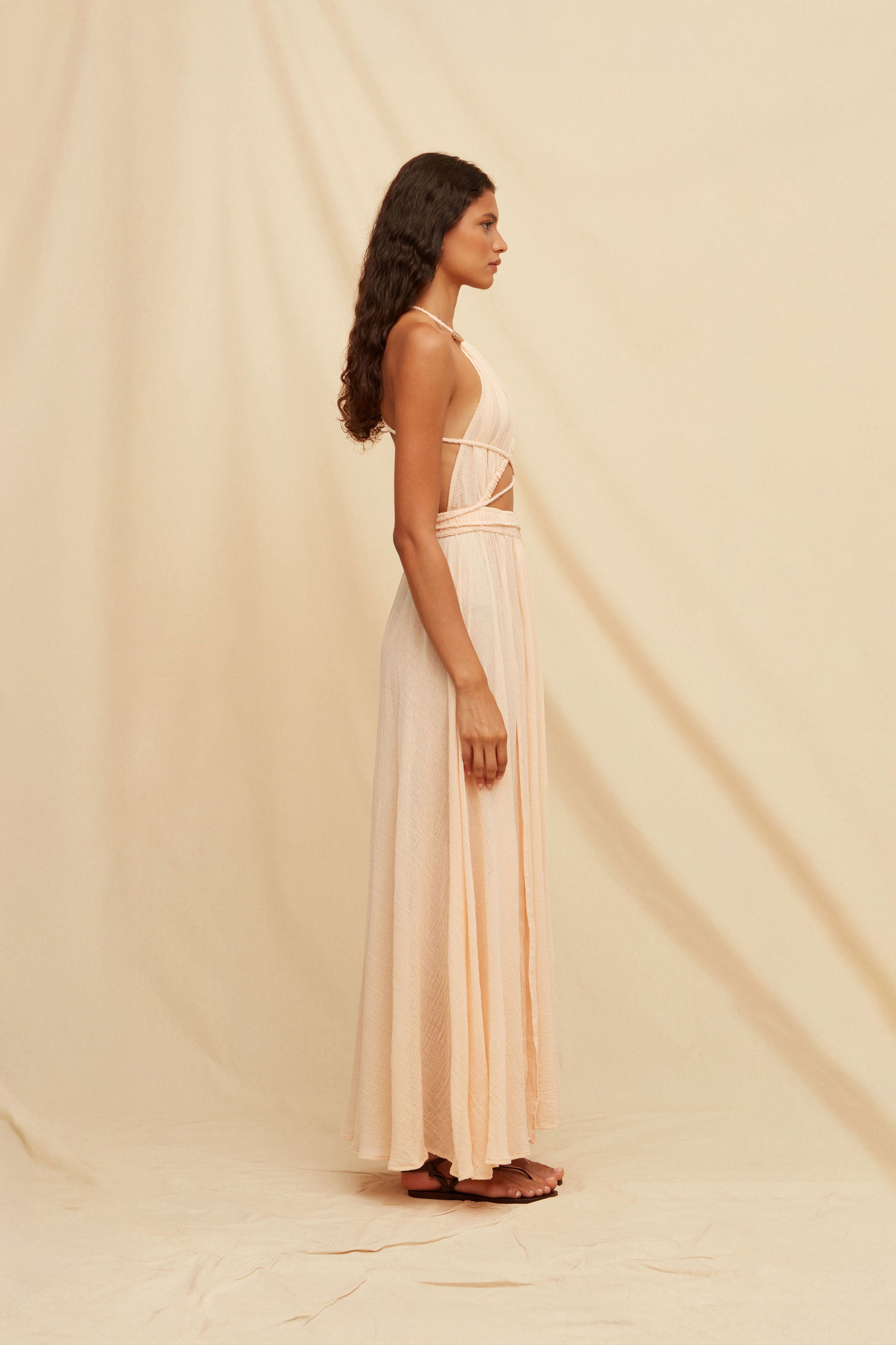 Kimi Dress - Shell Pink
