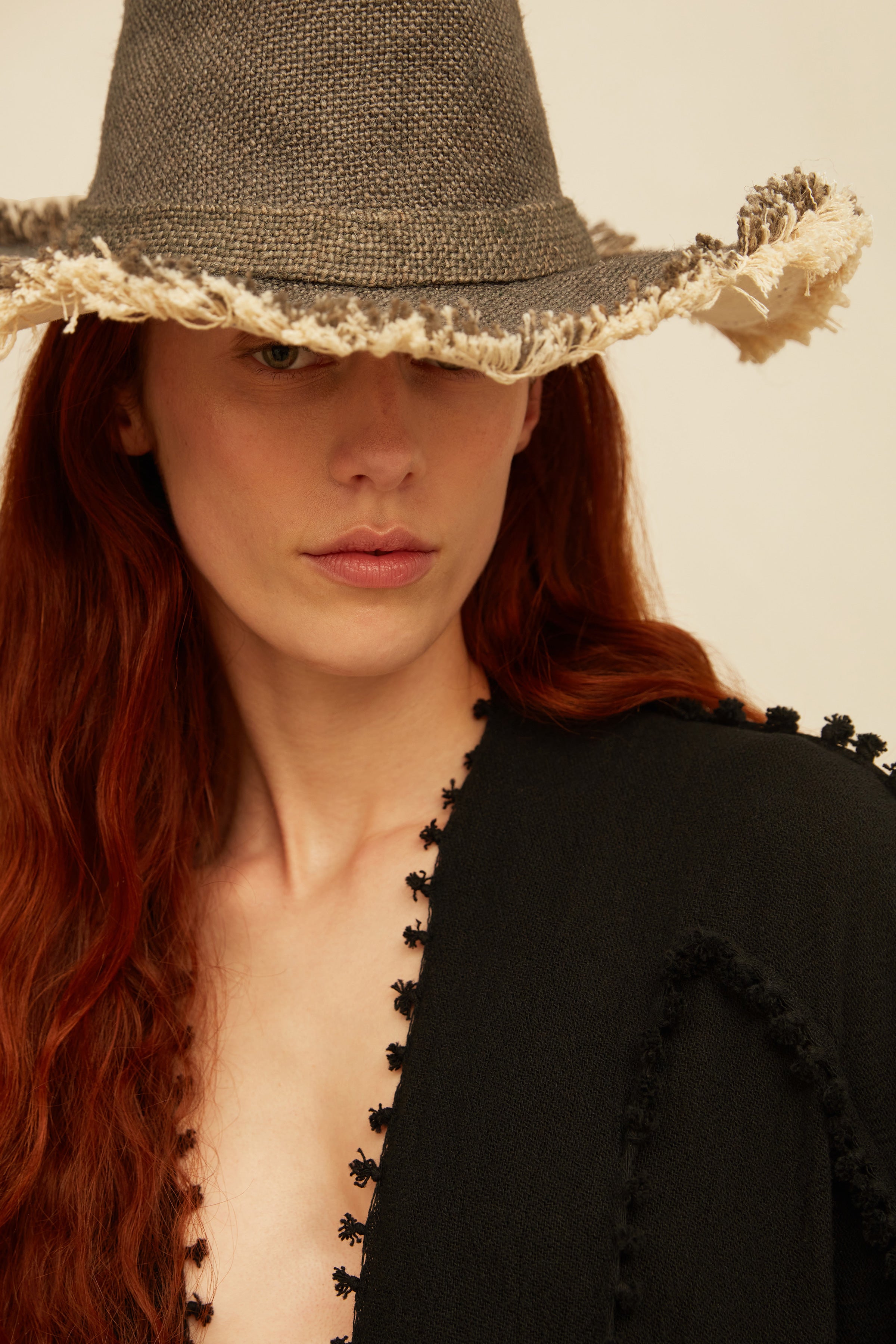 Meyo Hat Jute - Volcanic Grey