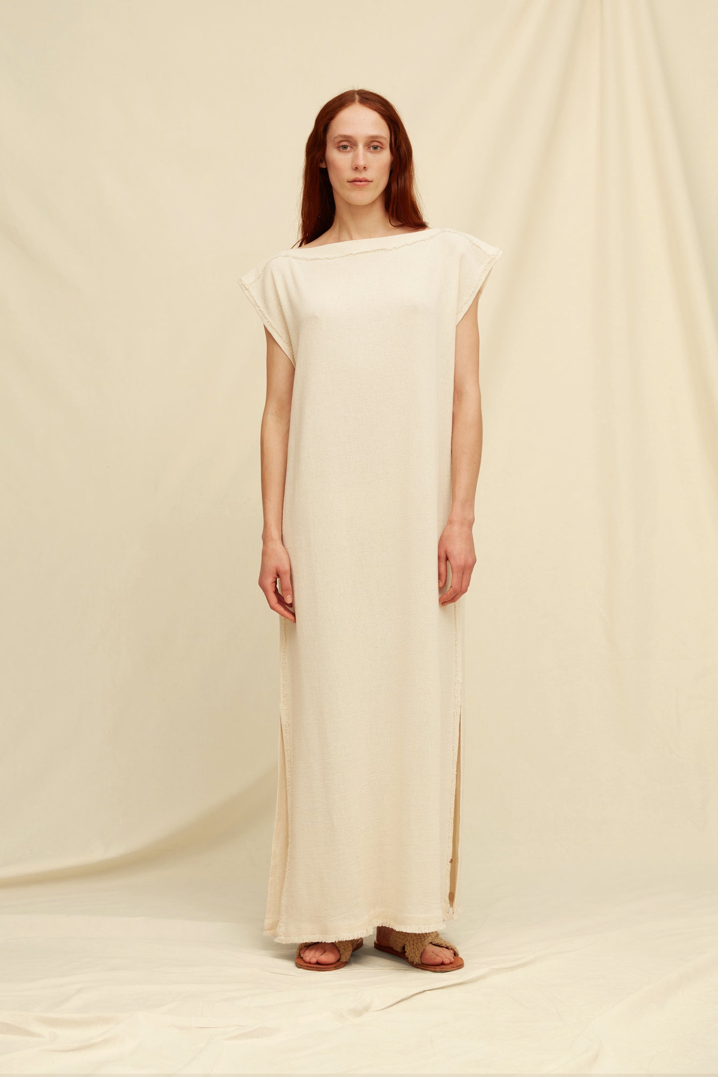 NIKANCHI DRESS - NATURAL