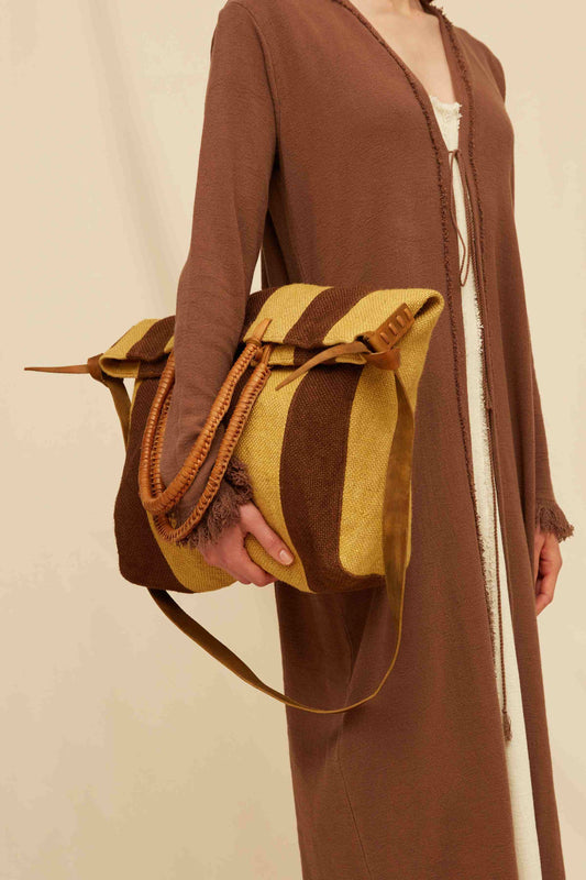 PAYKA BAG - GREY ZINC / MUSTARD