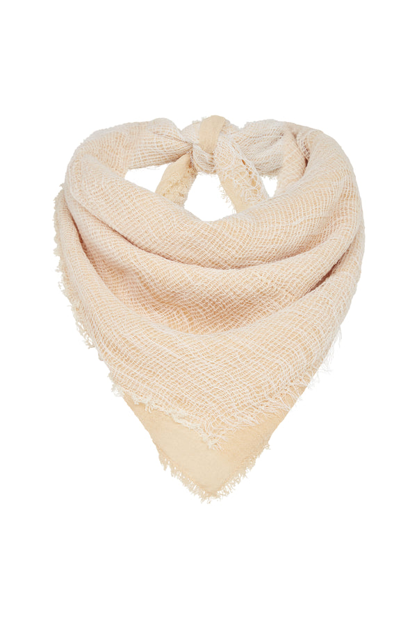 CHEL SCARF - ALMOND MILK / NATURAL