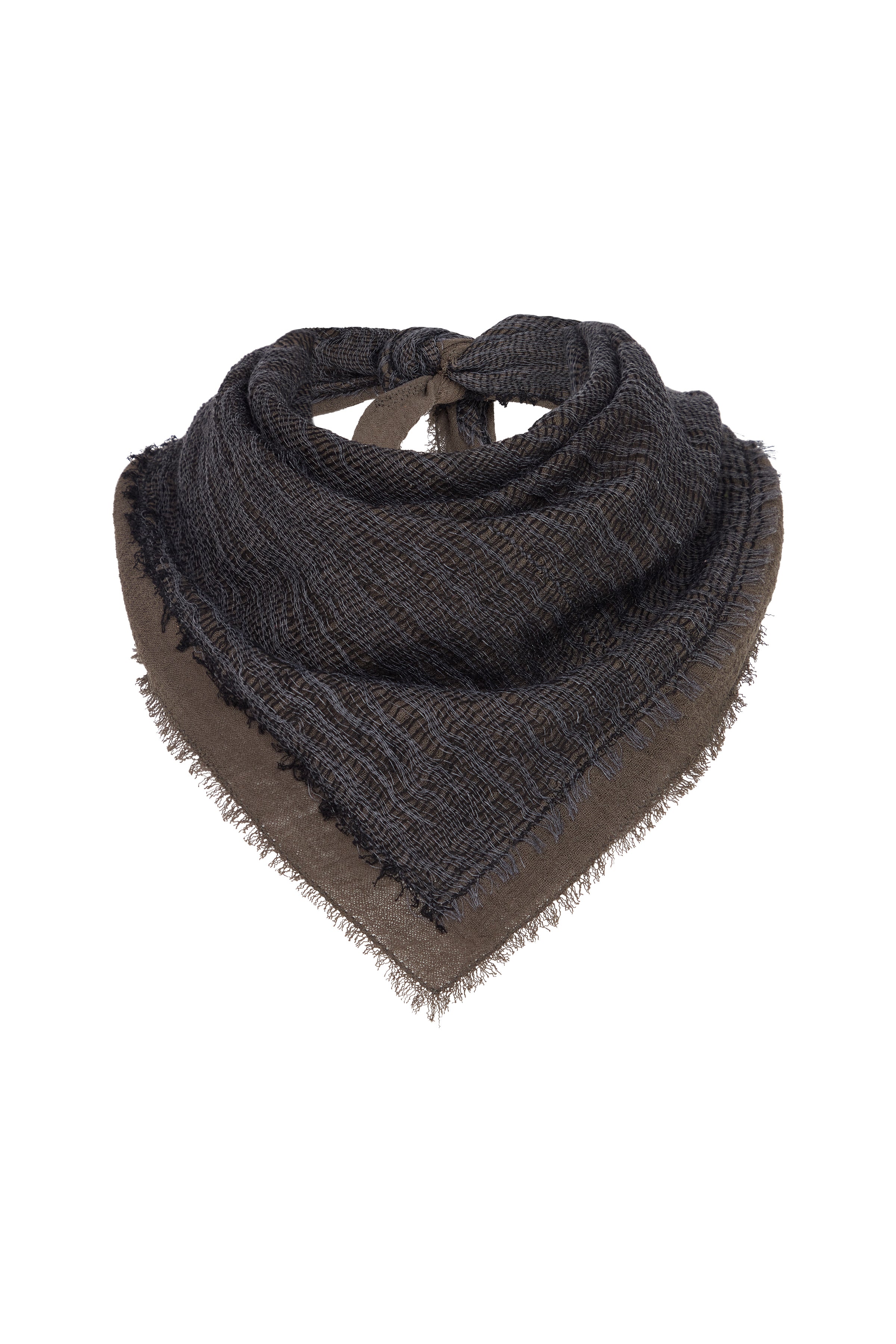 CHEL SCARF - VOLCANIC GREY / BLACK