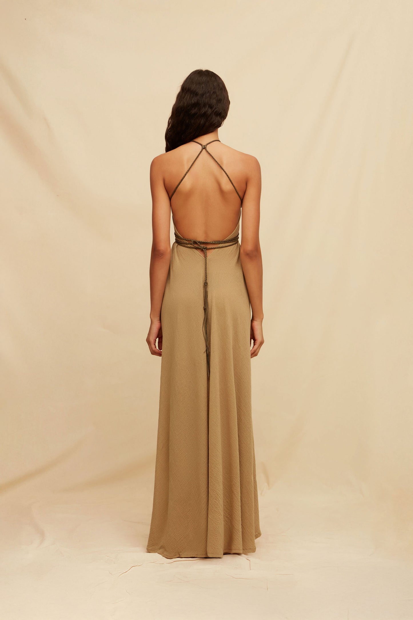 Allin Dress - Sepia