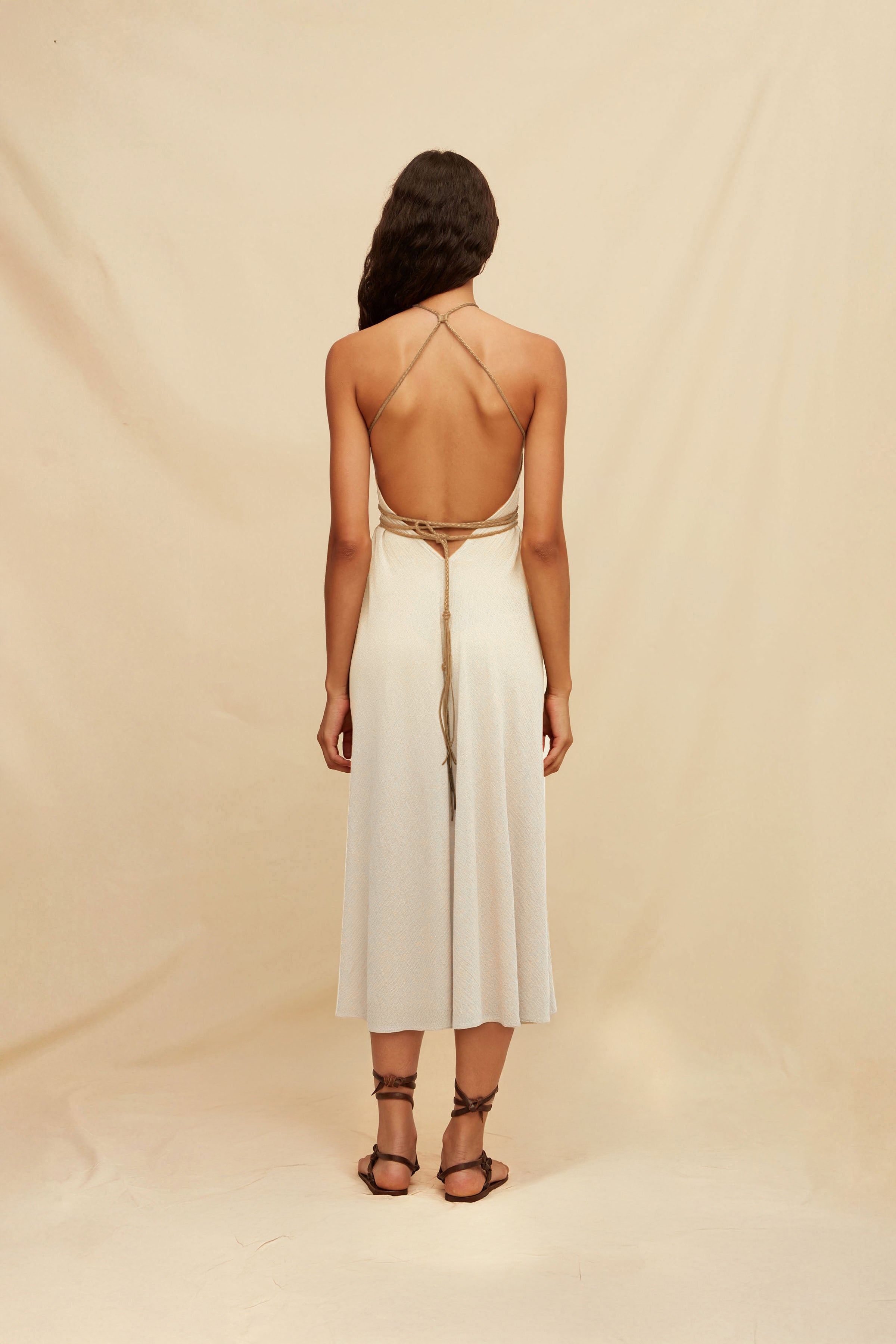 Allin Dress Cotton Gauze - Natural