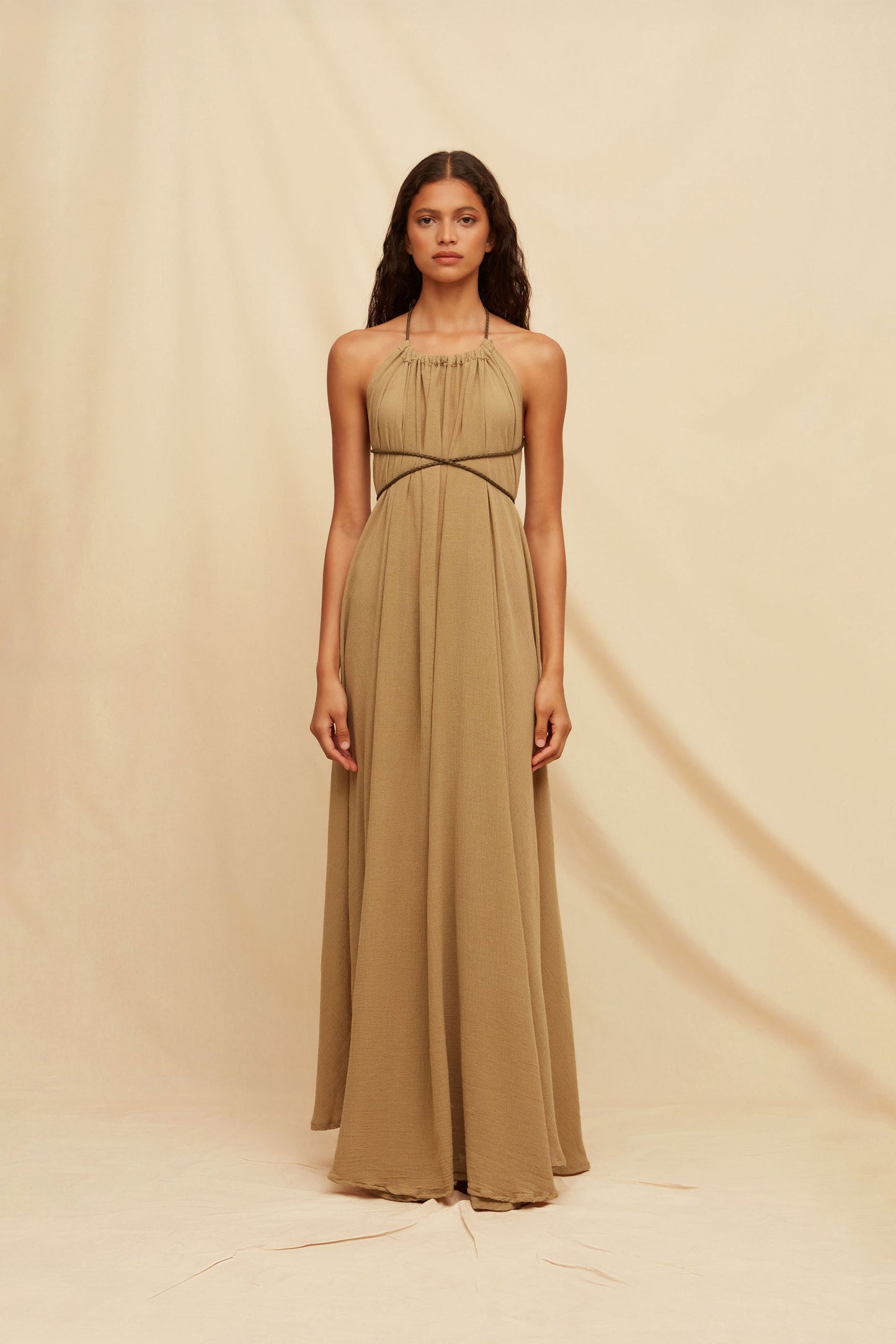 Allin Dress - Sepia