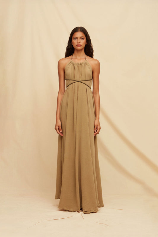 Allin Dress - Sepia