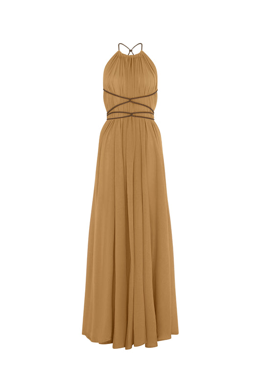 Allin Dress - Sepia