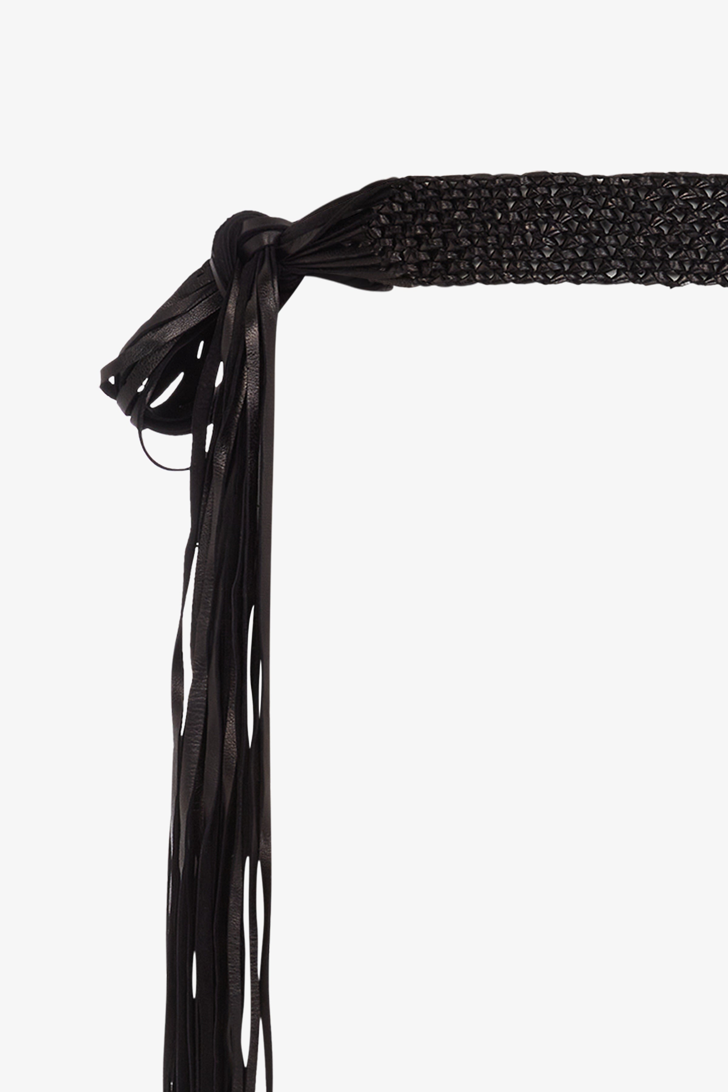 Balche Small Belt Leather - Black