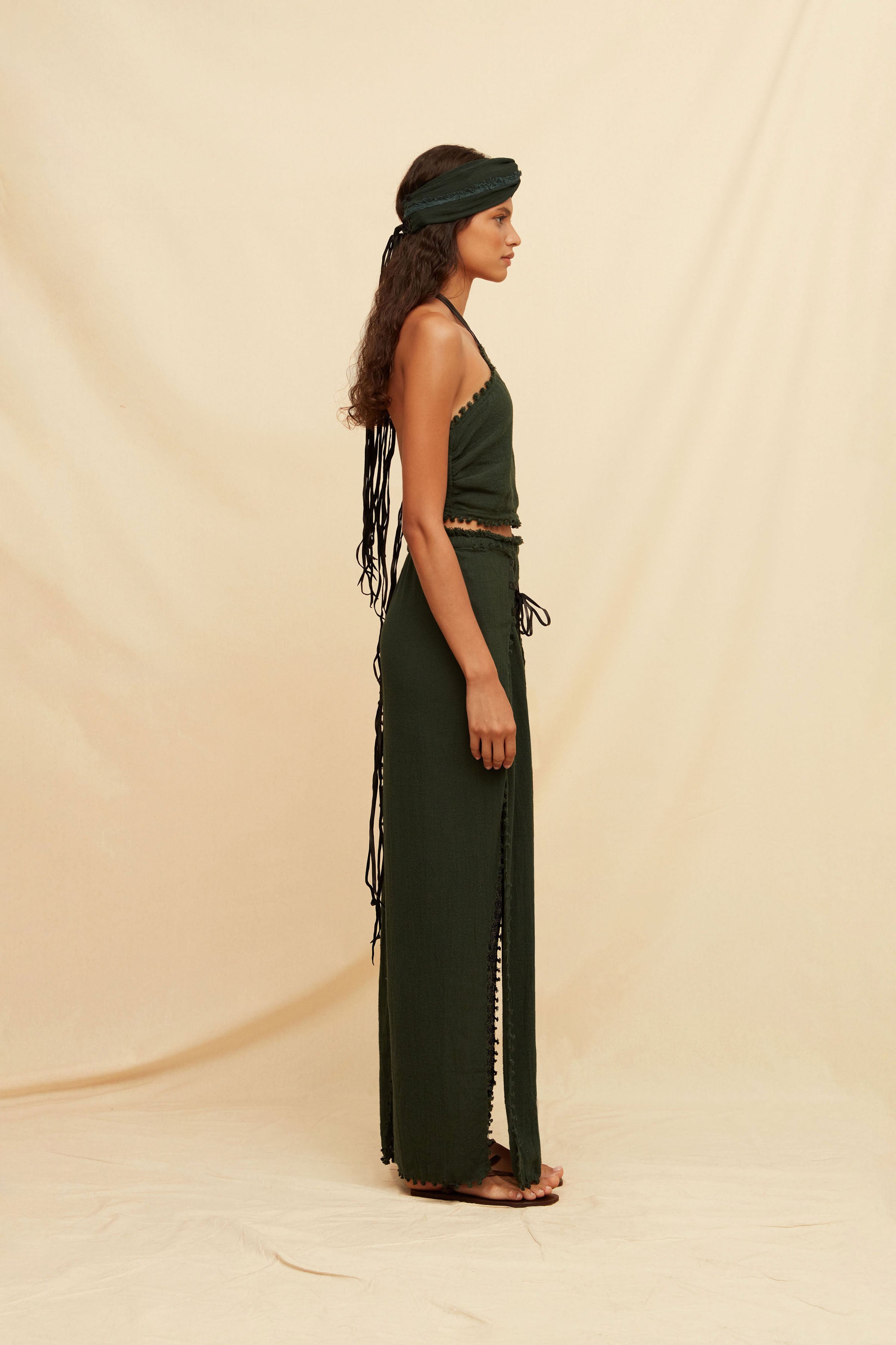 Bayaxan Skirt - Hunter Green