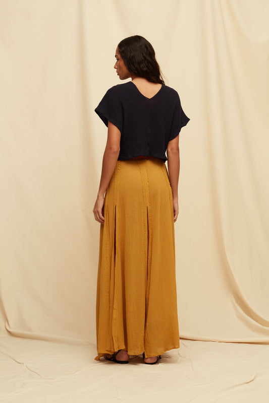 SUUK SKIRT - MUSTARD