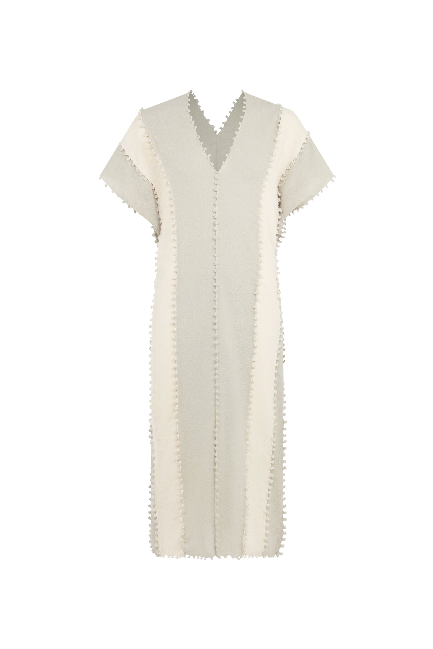 CHAAC LINES DRESS / TUNIC - QUIET GREY / NATURAL