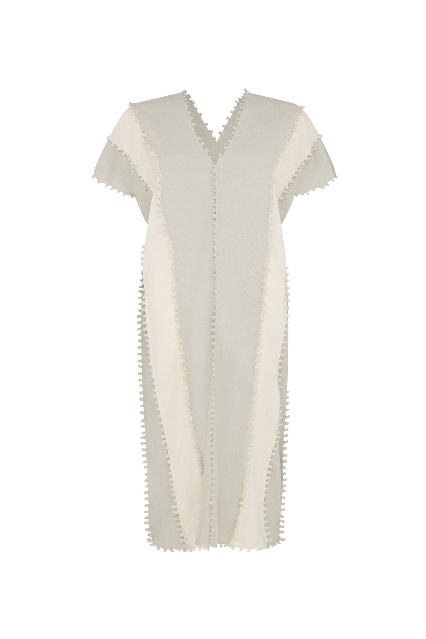 CHAAC LINES DRESS / TUNIC - QUIET GREY / NATURAL