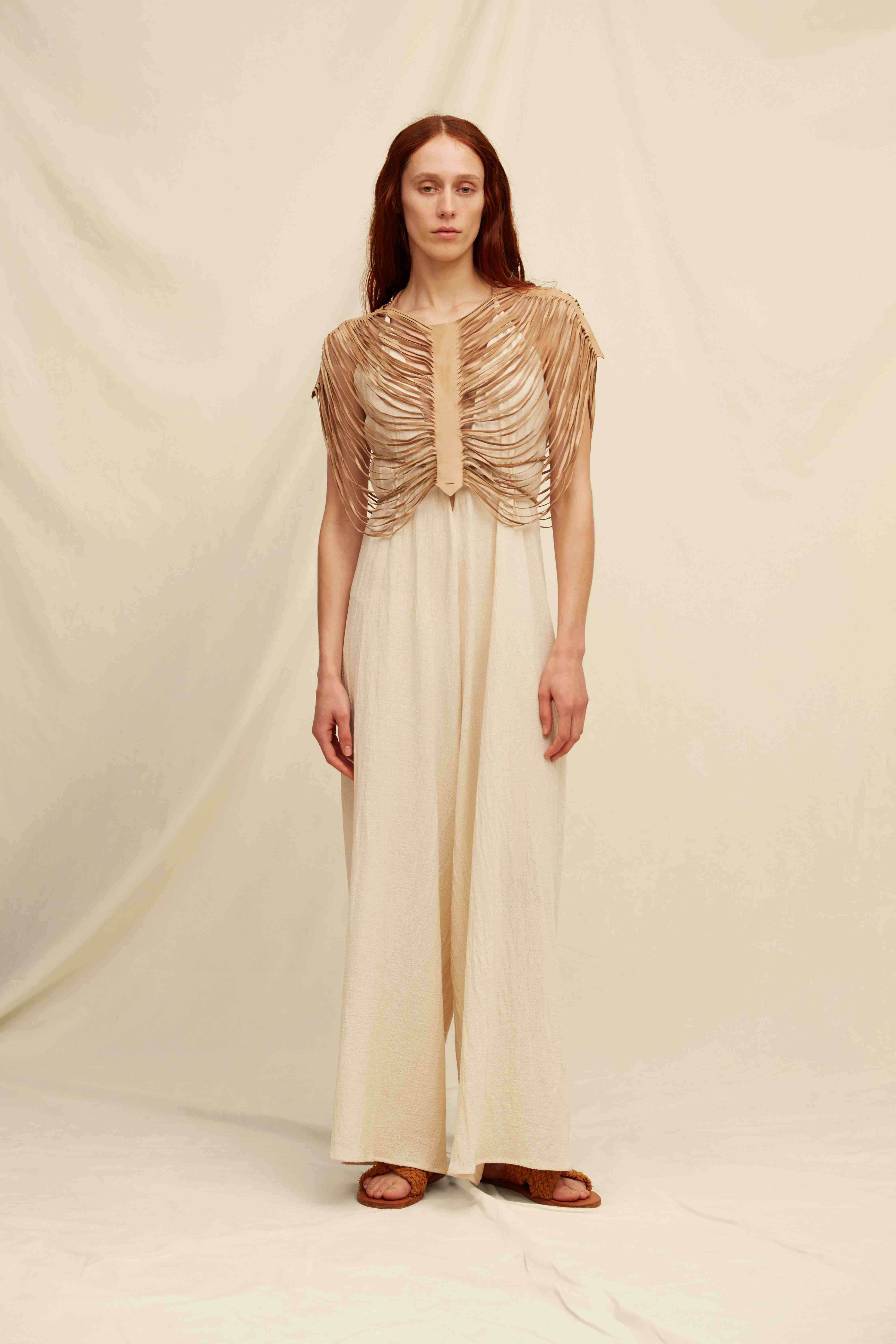 Chaamal Top Leather - Natural
