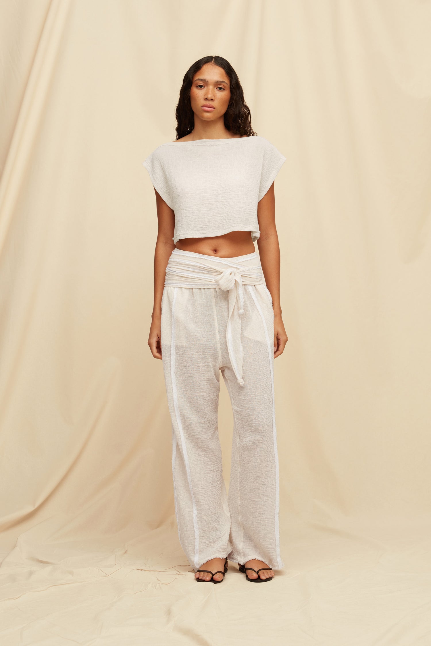 CHANTLI TOP - NATURAL Hover Image
