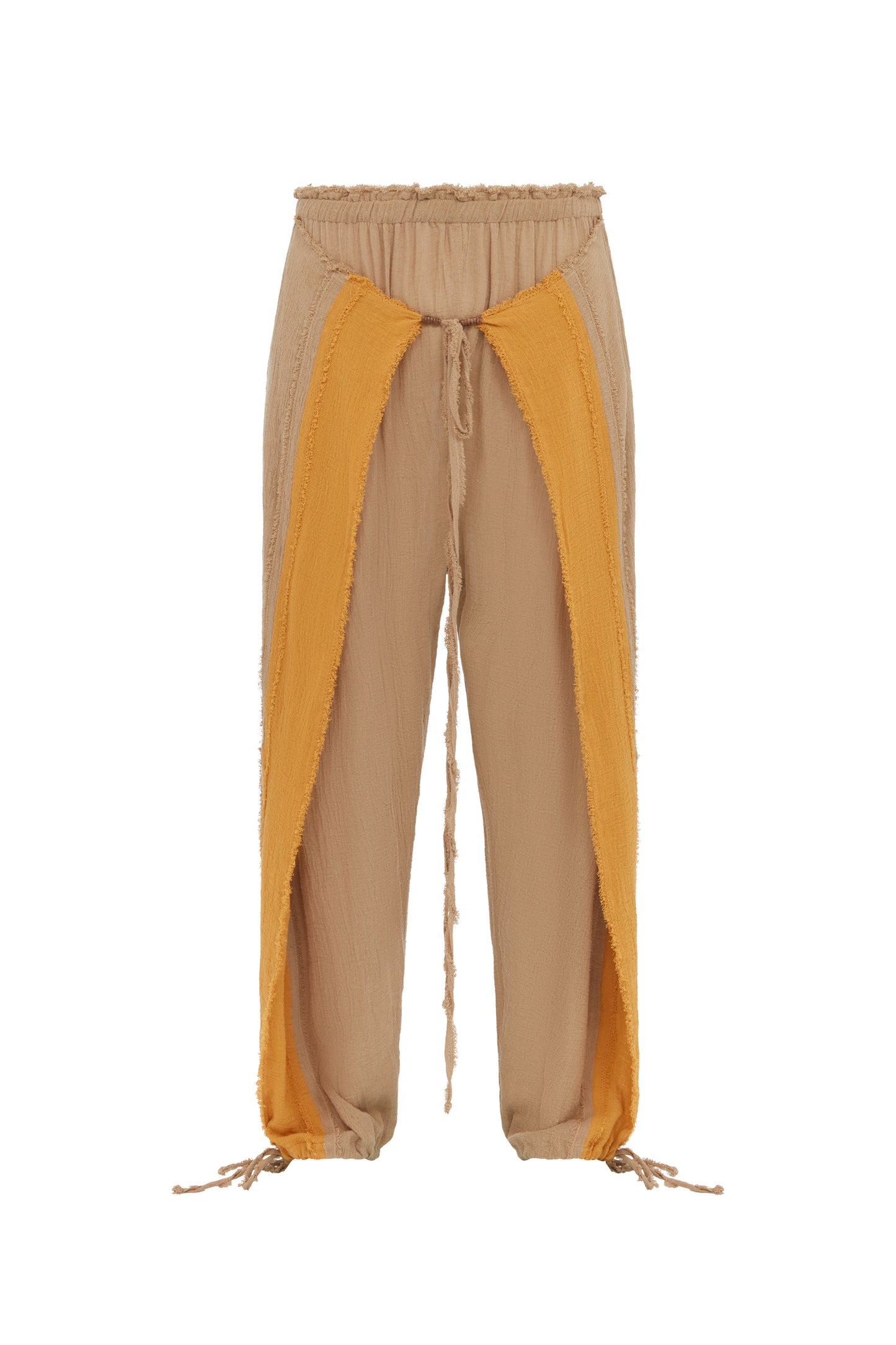 CHINDA PANTS - SEPIA / MUSTARD