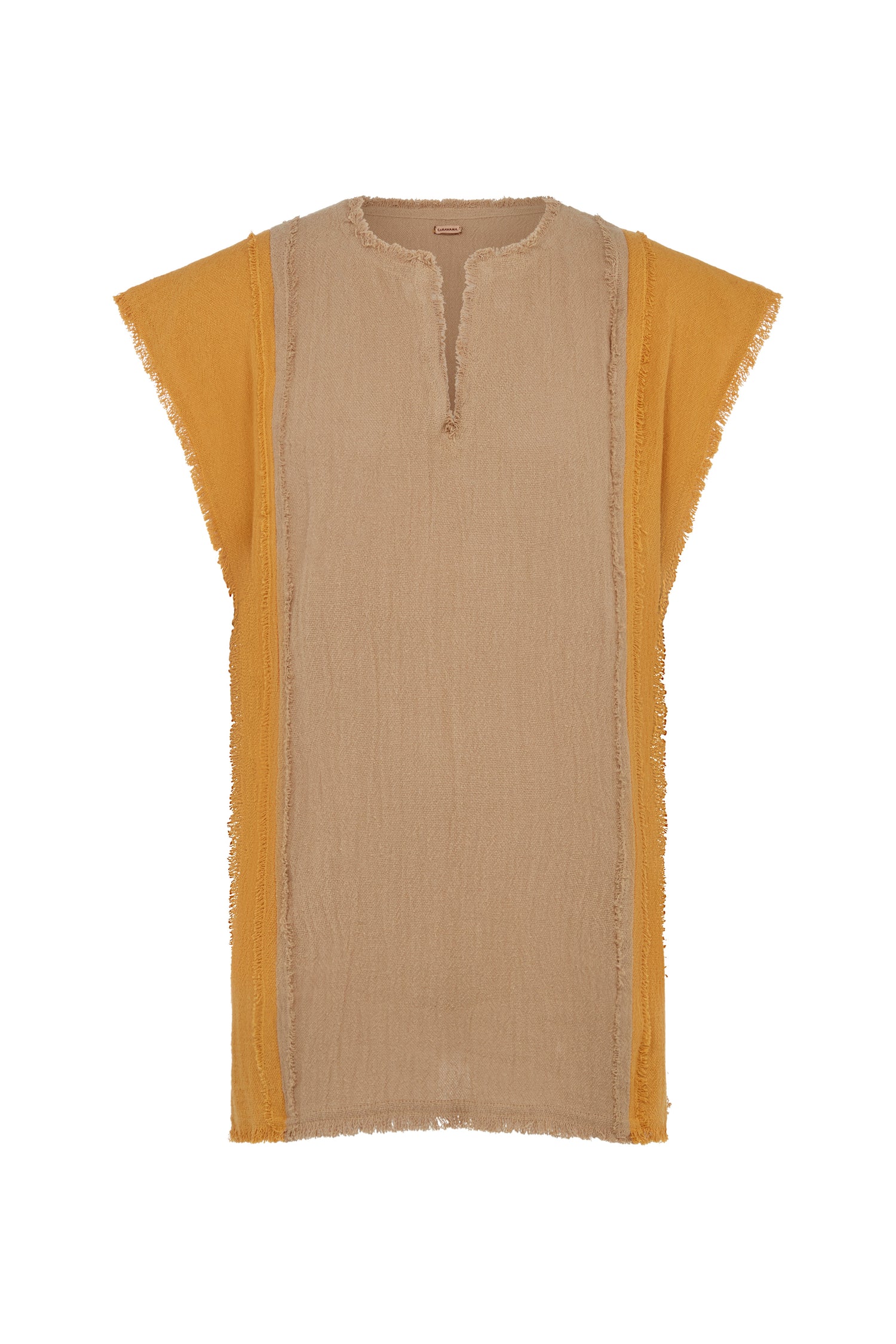 CHINDIKUN SHIRT - SEPIA / MUSTARD Product Image