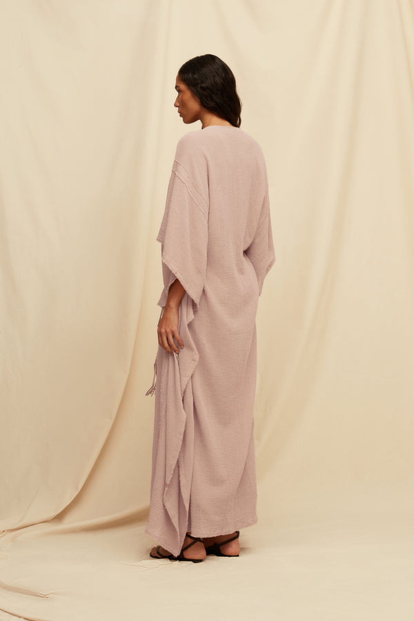 Chumuk Kaftan Cotton Gauze - Antique Rose