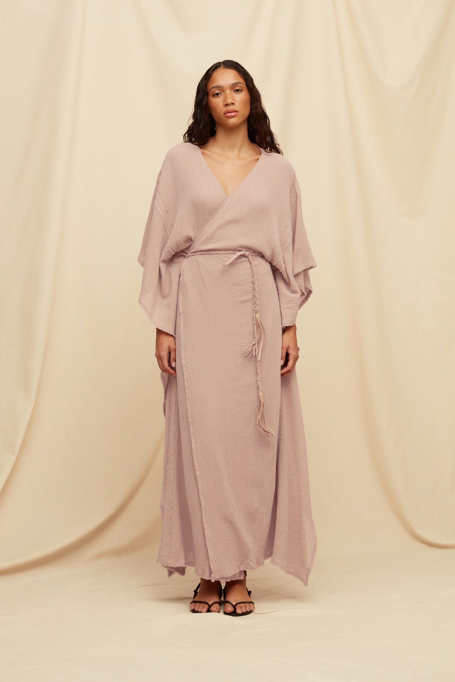 CHUMUK KAFTAN - ANTIQUE ROSE Hover Image