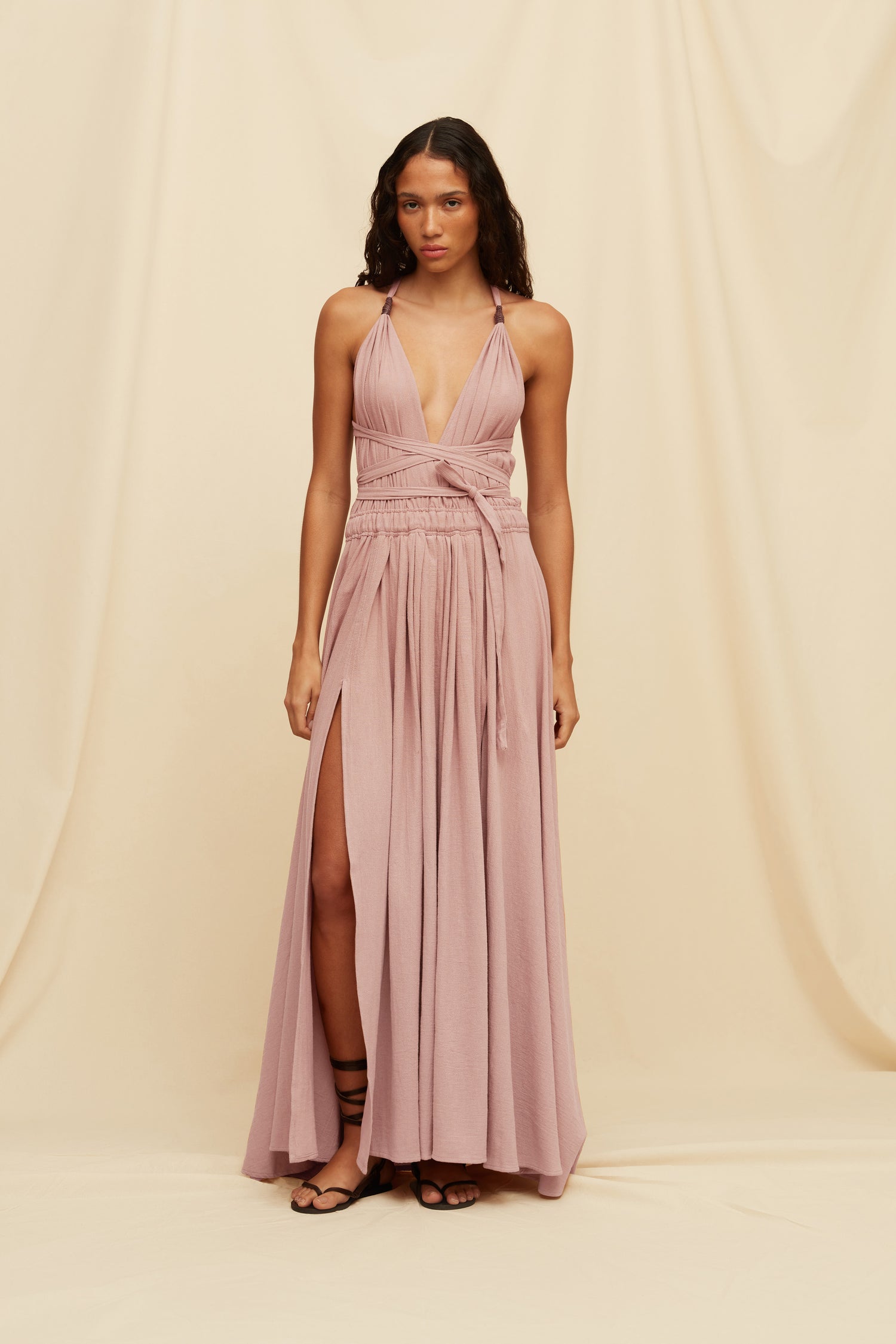 HERA DRESS - DESERT ROSE Hover Image