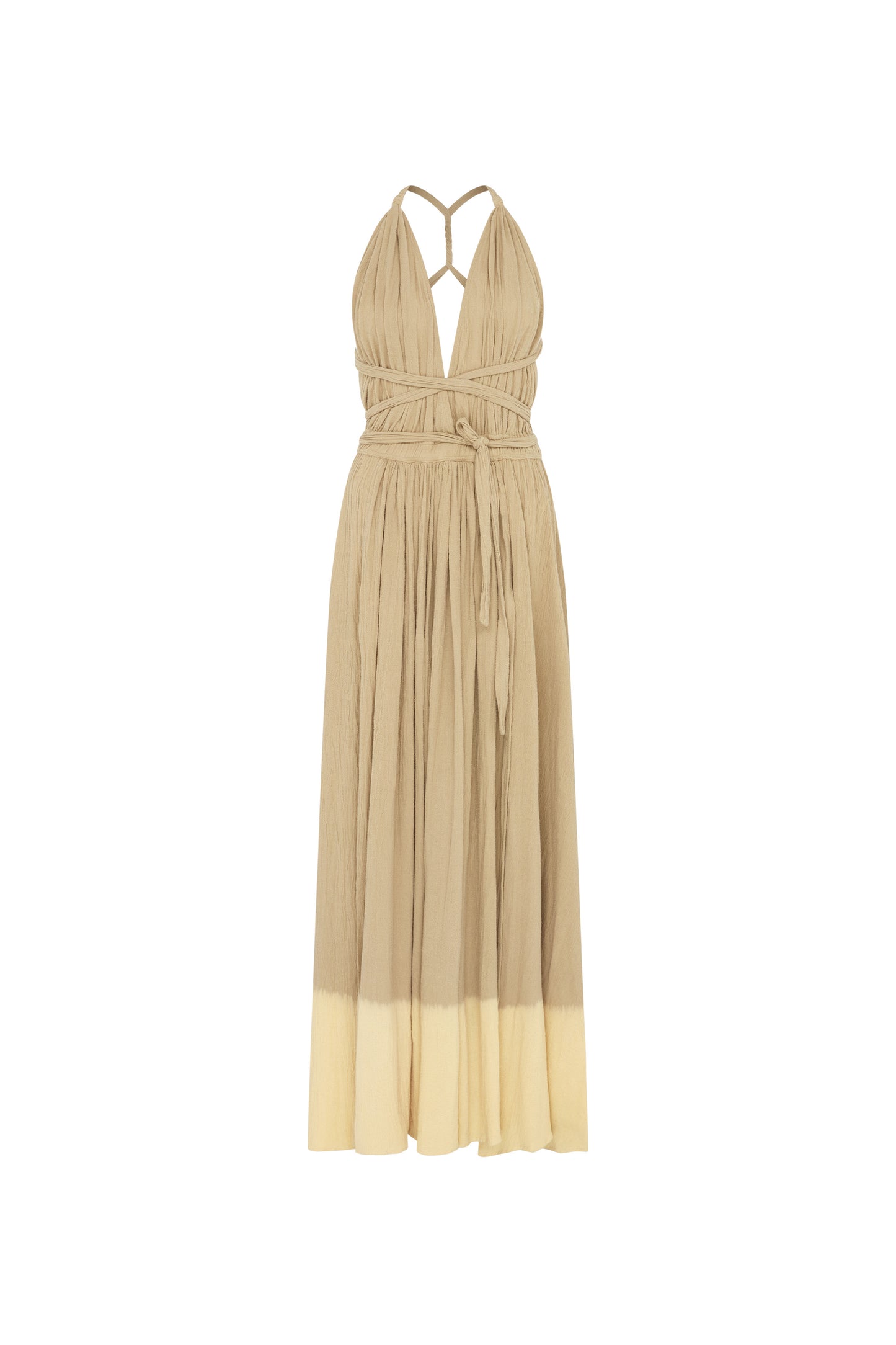HERA TIE DYE DRESS - SEPIA TIE DYE