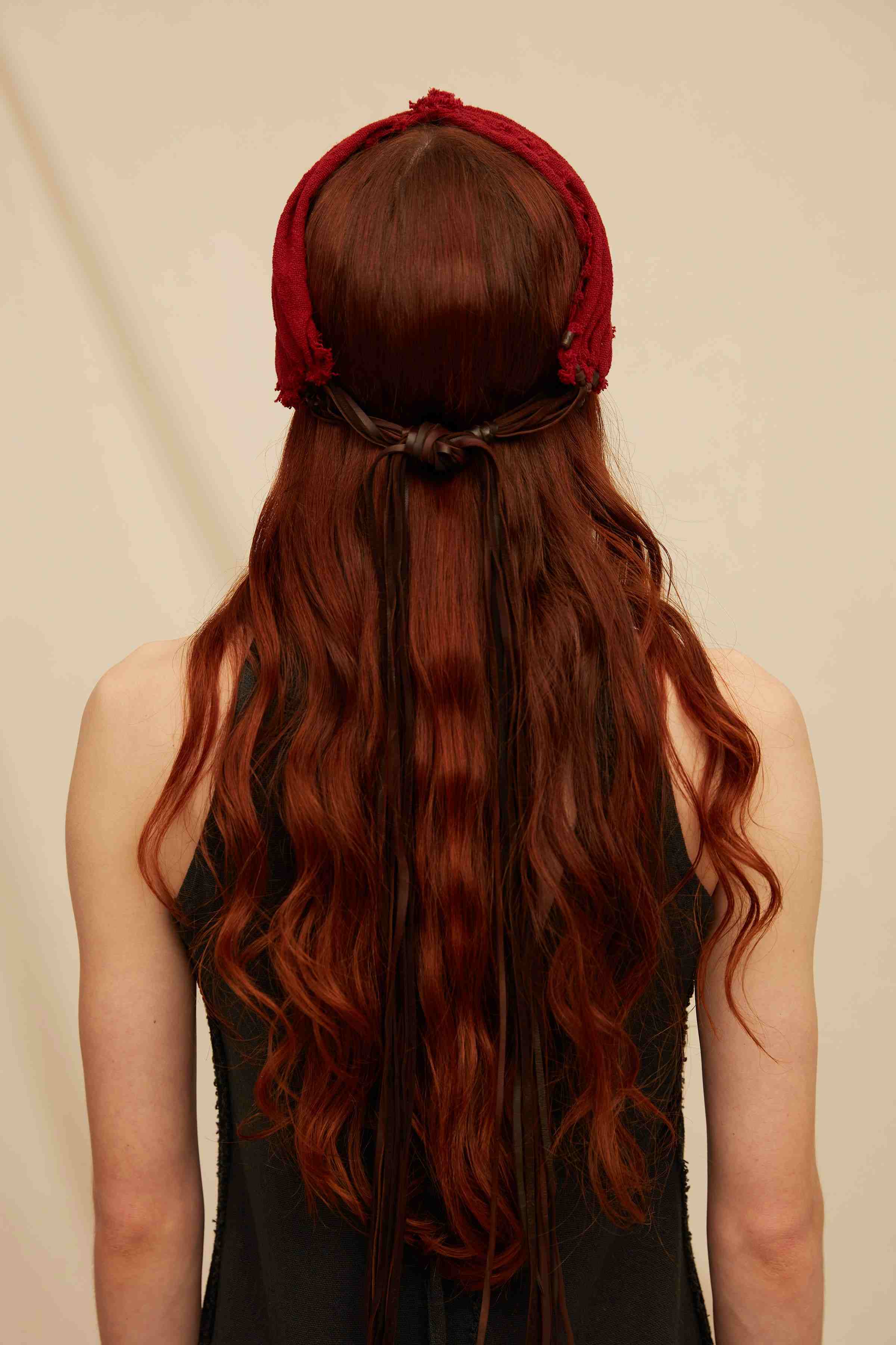 IXCAN TURBAN - CHERRY