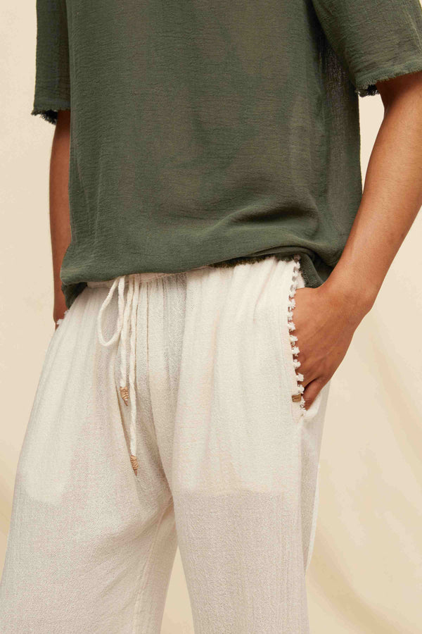 Wakun Pants Cotton Jute - Natural