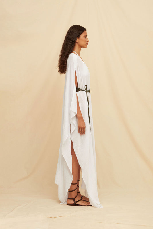 Koyok Poncho - White