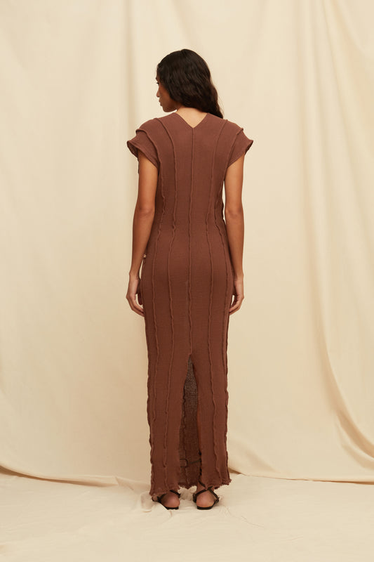 KUNAK DRESS - MADERA