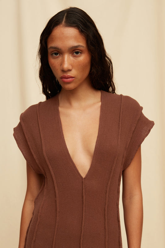 KUNAK DRESS - MADERA