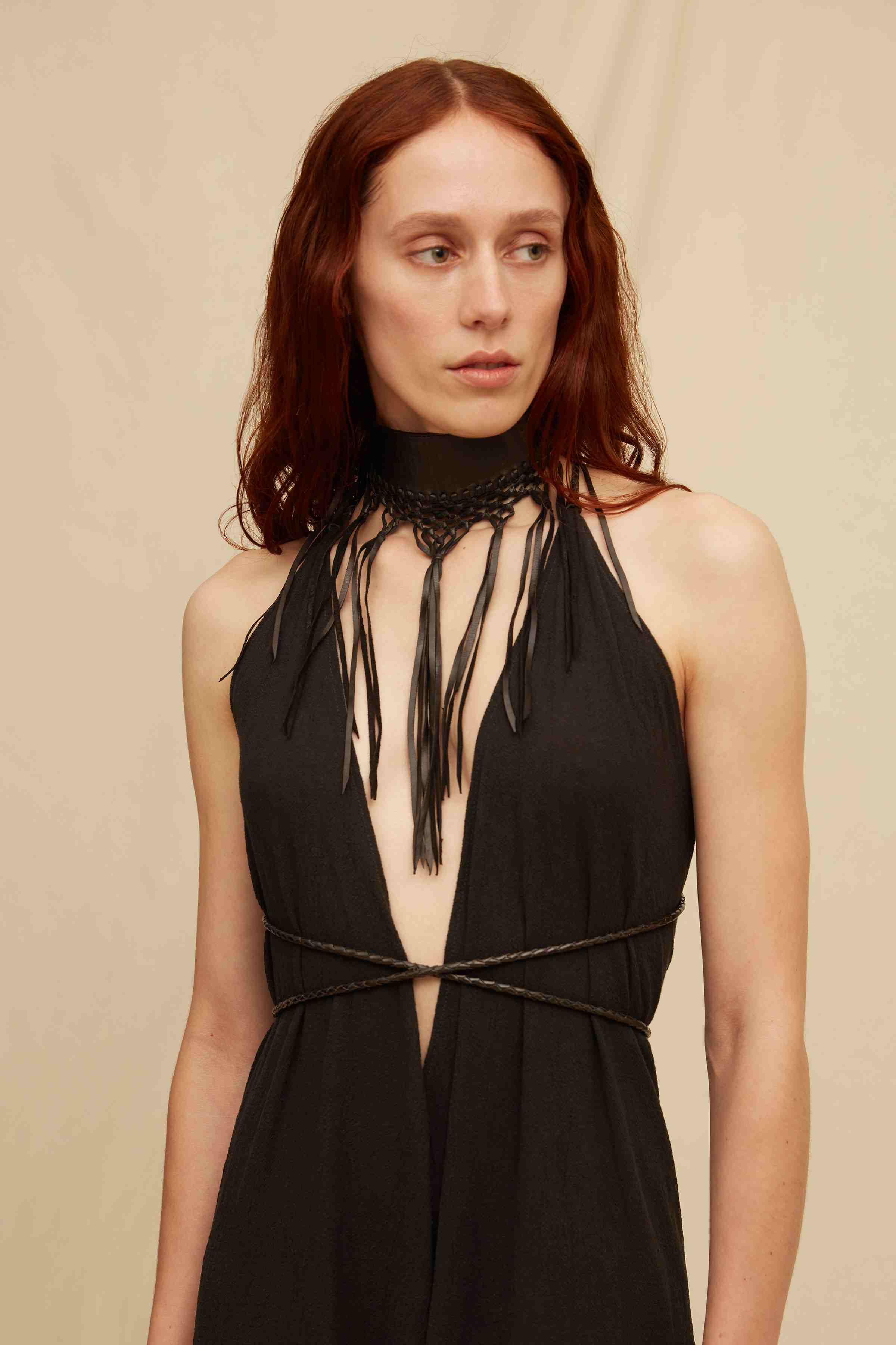 Matbuas Collar Leather - Black