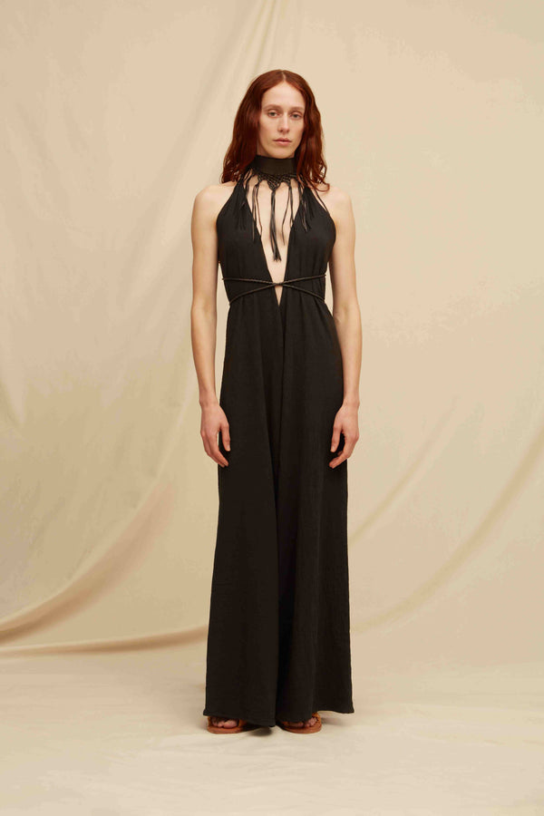 Matbuas Collar Leather - Black