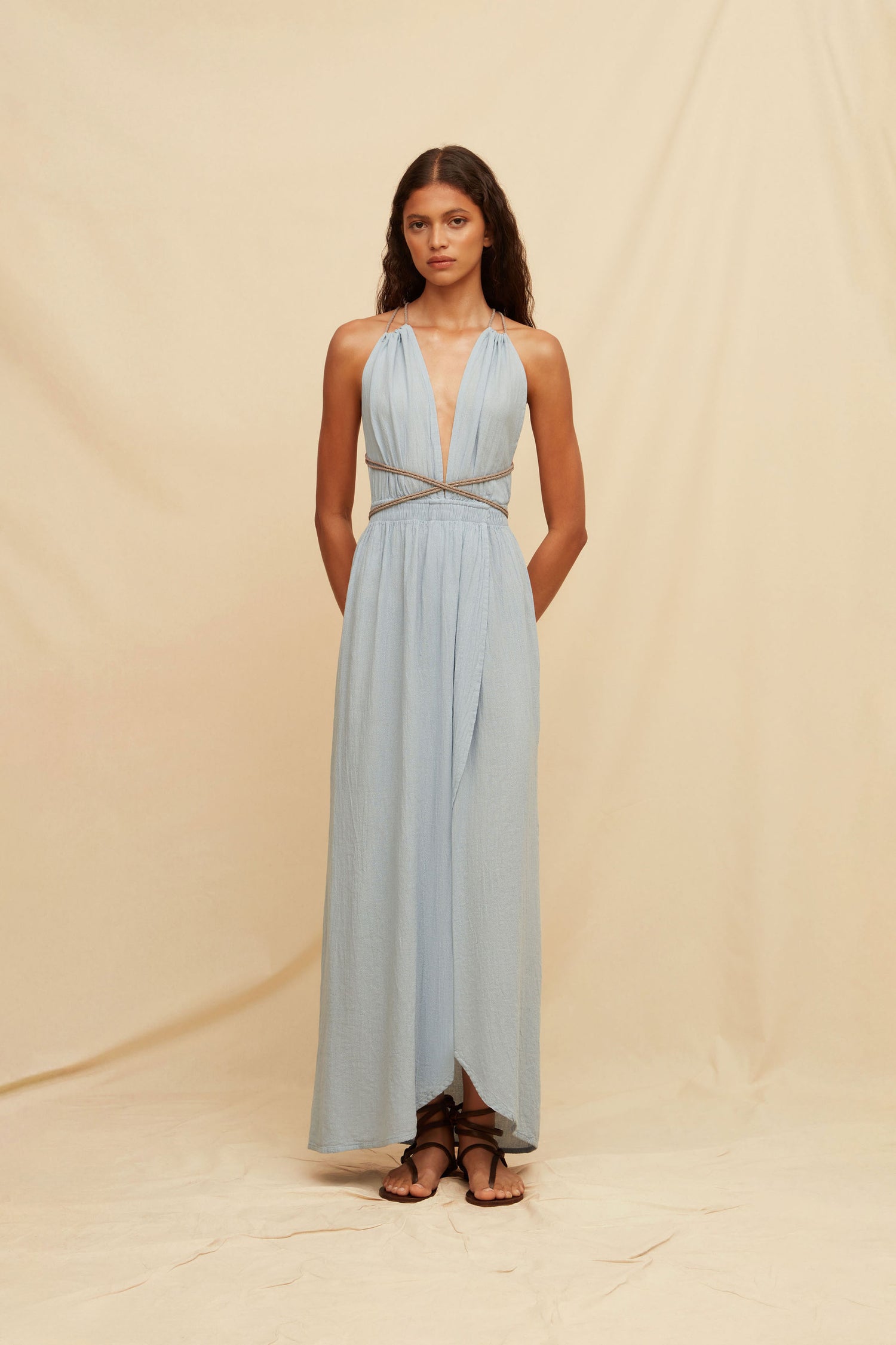 Nefeli Dress - Blue Heaven Hover Image