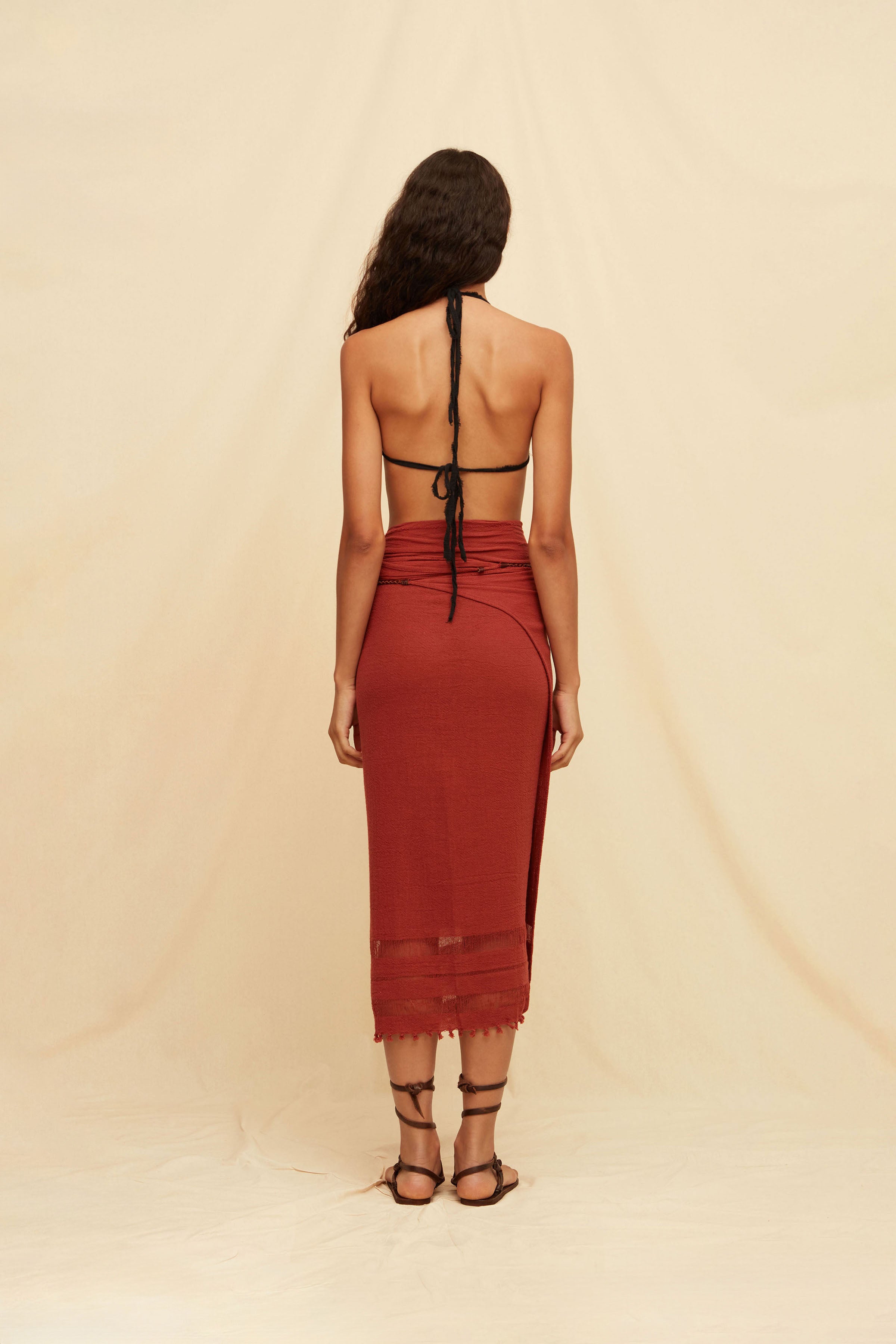 Pareo Leather Long - Kaoba