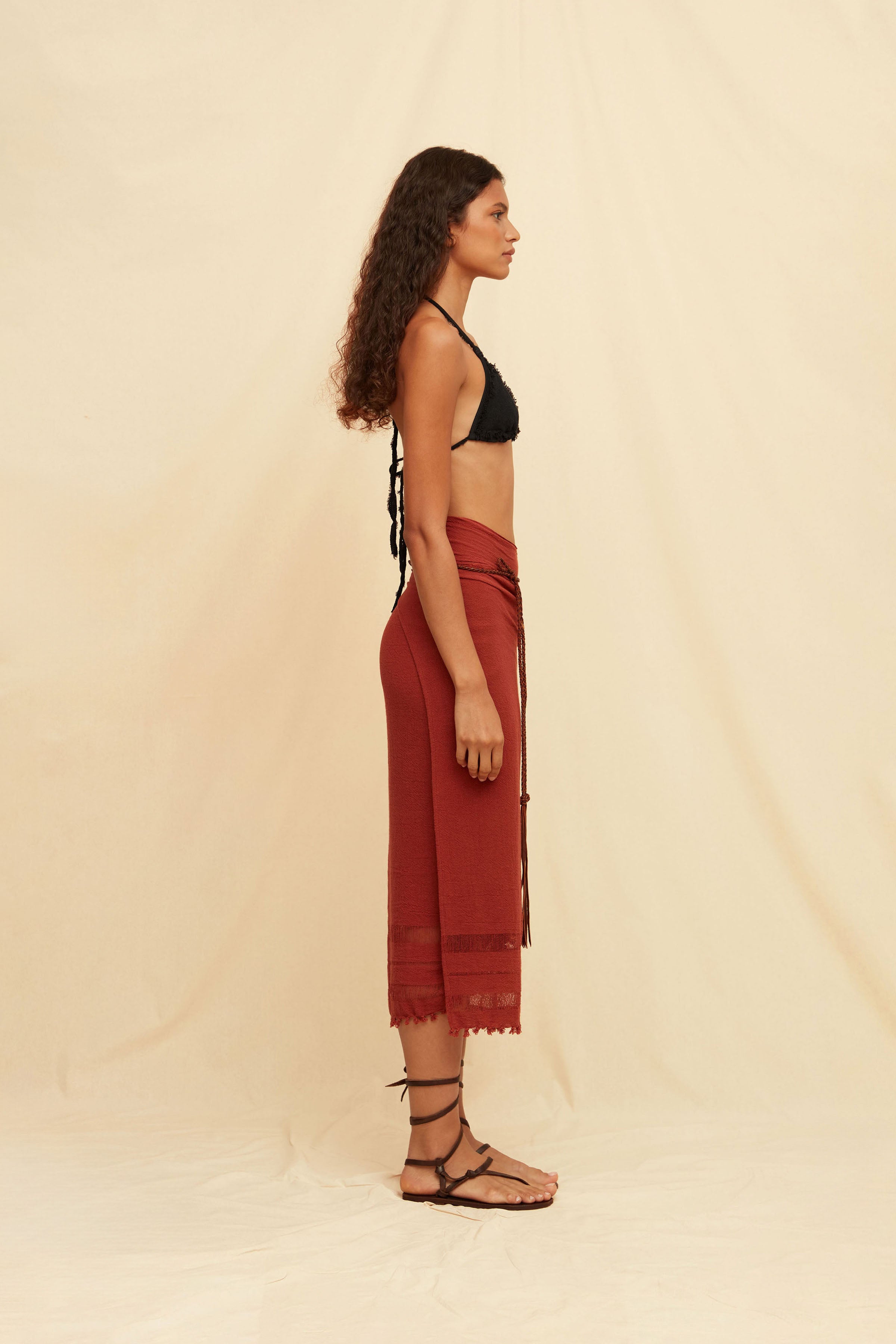 Pareo Leather Long - Kaoba