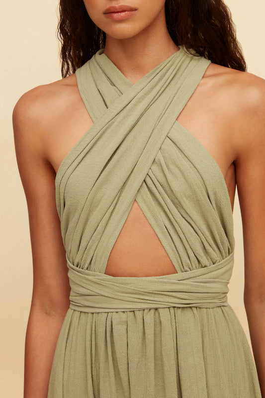 Pucte Dress - Sage Green