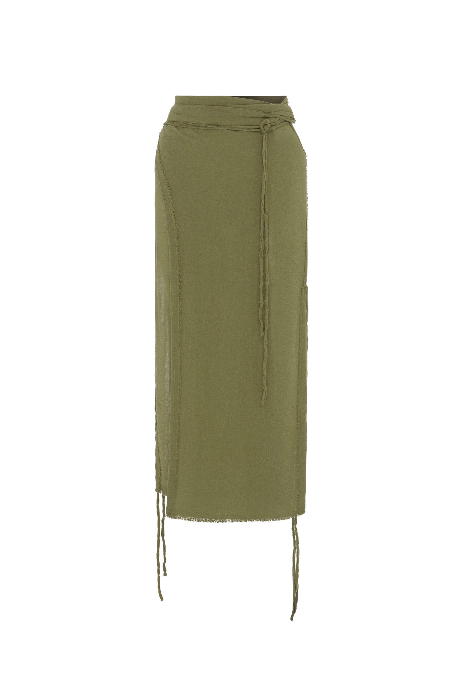 TSATSA SKIRT - OLIVE Product Image