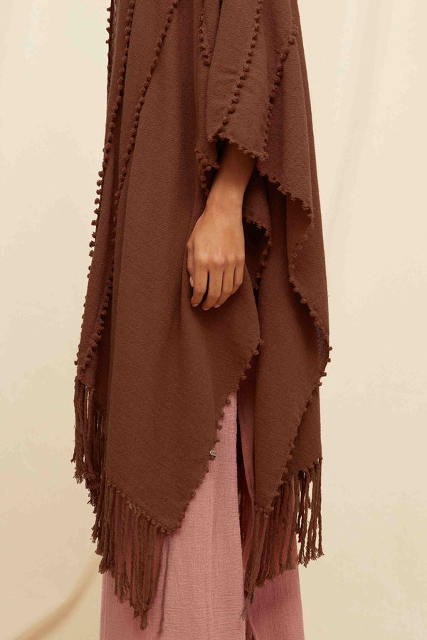 Yalchen Knots Cape Cotton Jute - Madera