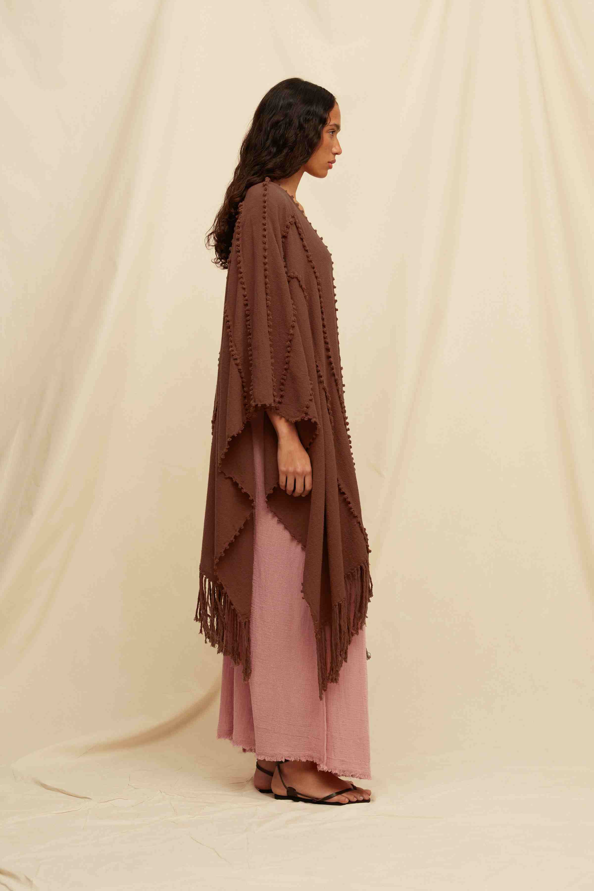 Yalchen Knots Cape Cotton Jute - Madera