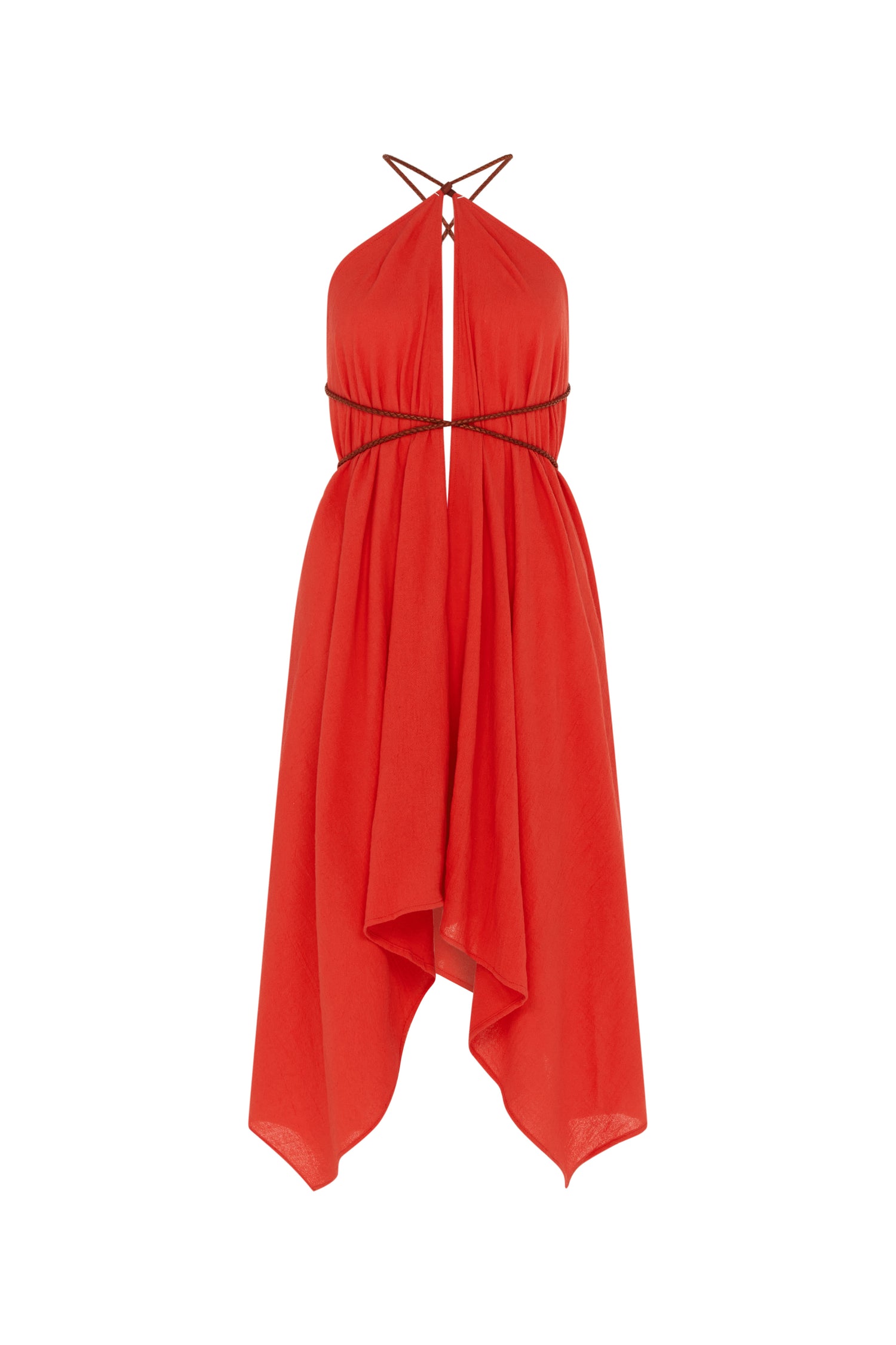 Yatzil Cotton Dress - Poppy Product Image