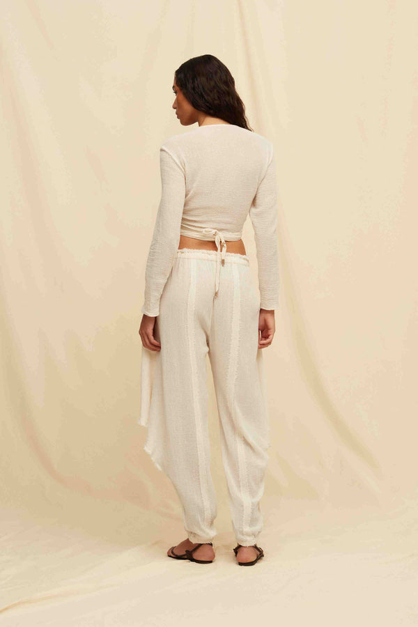 Lahun Top Cotton Gauze - Natural