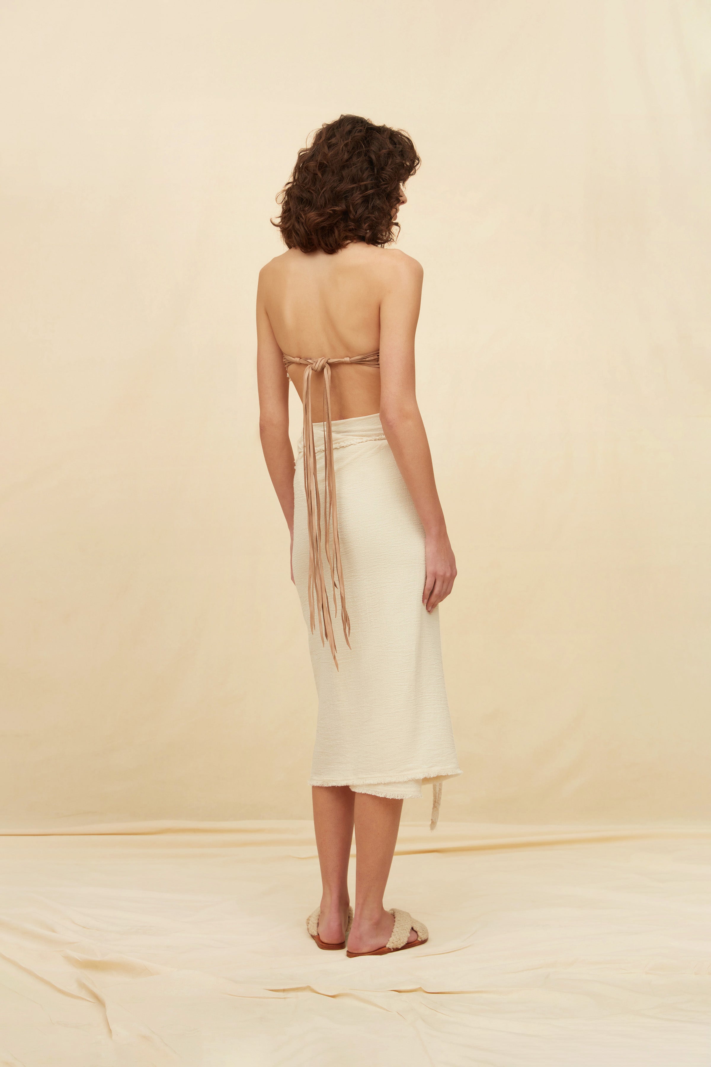 AURIN SKIRT - NATURAL