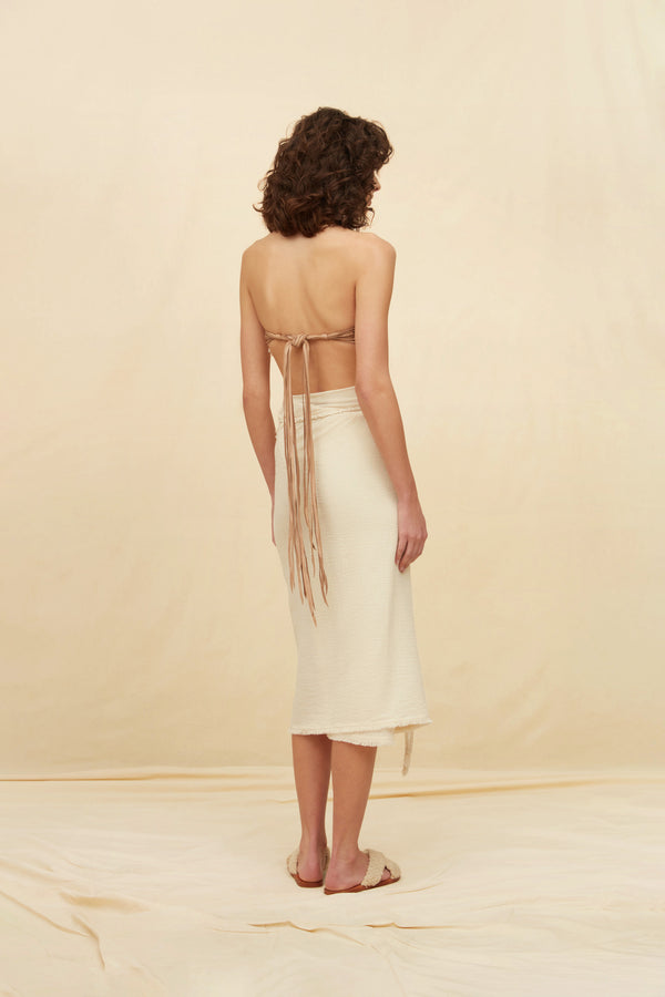 Aurin Pareo Artisanal Cotton - Natural