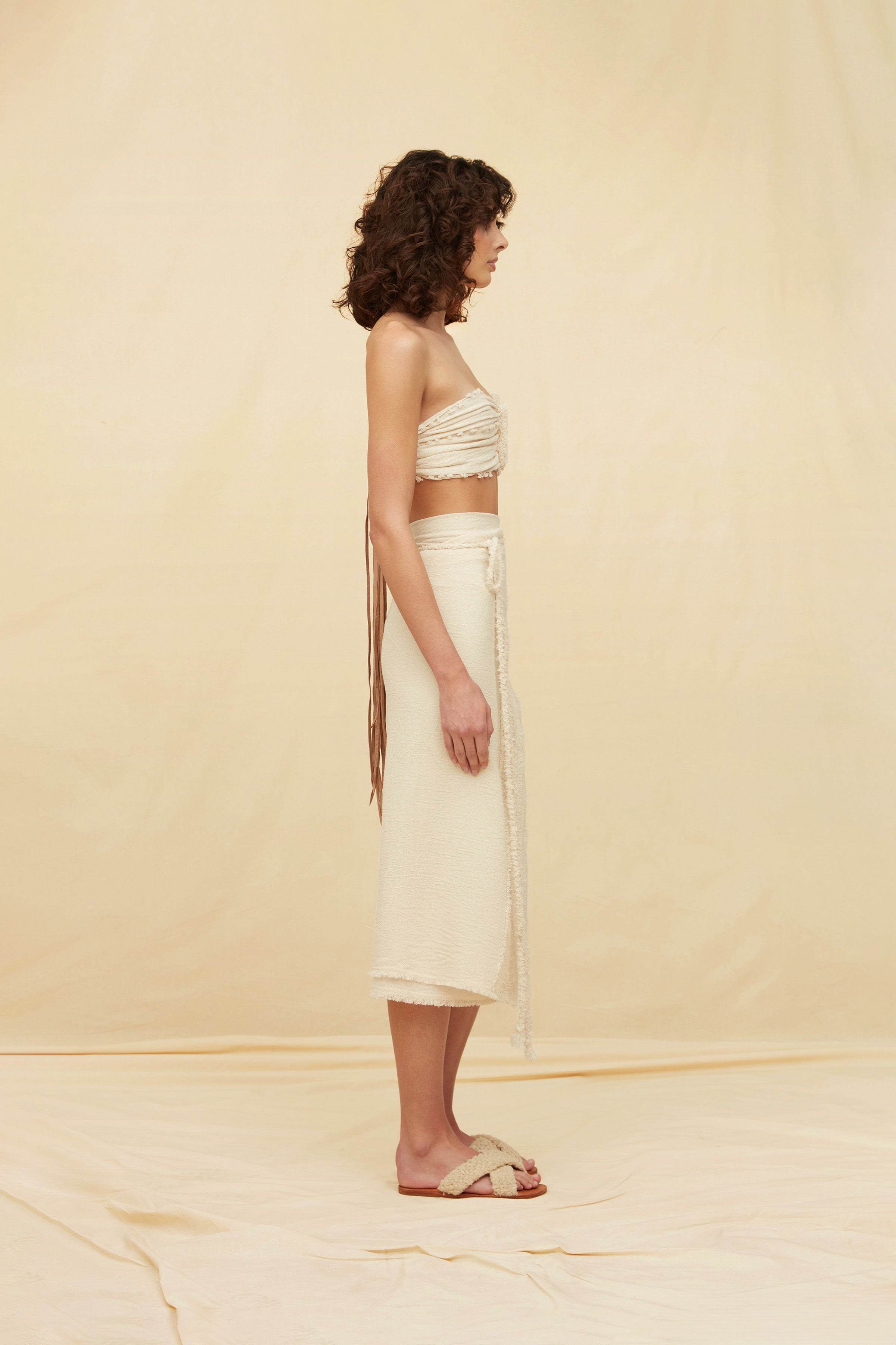 AURIN SKIRT - NATURAL